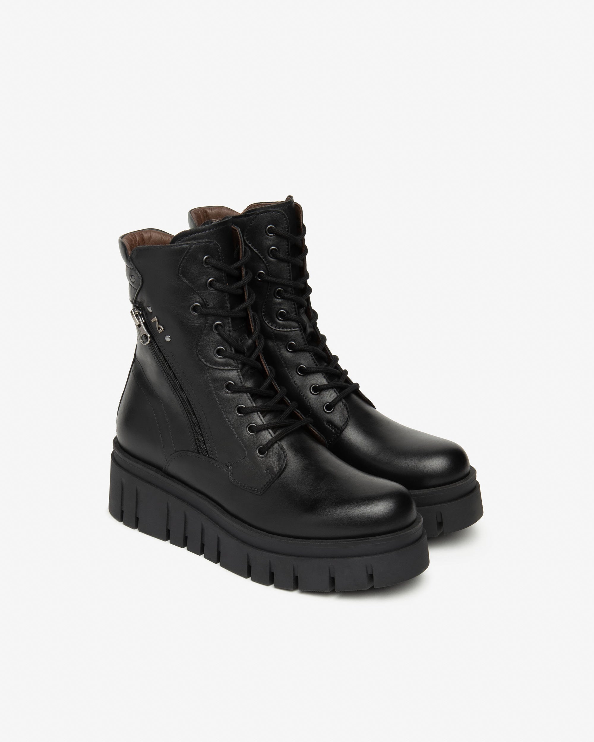 NeroGiardini Bottines Motardes Femme Cuir