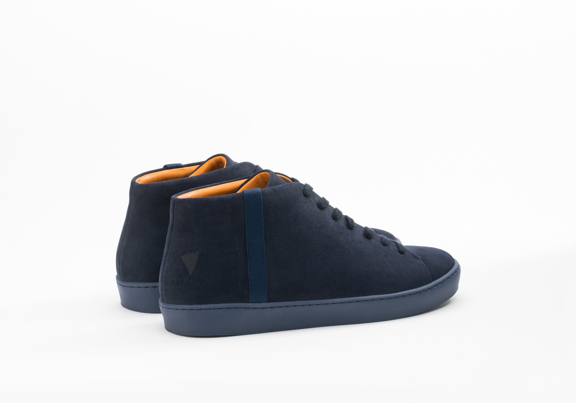 JAK Khan baskets cuir bleu marine 41