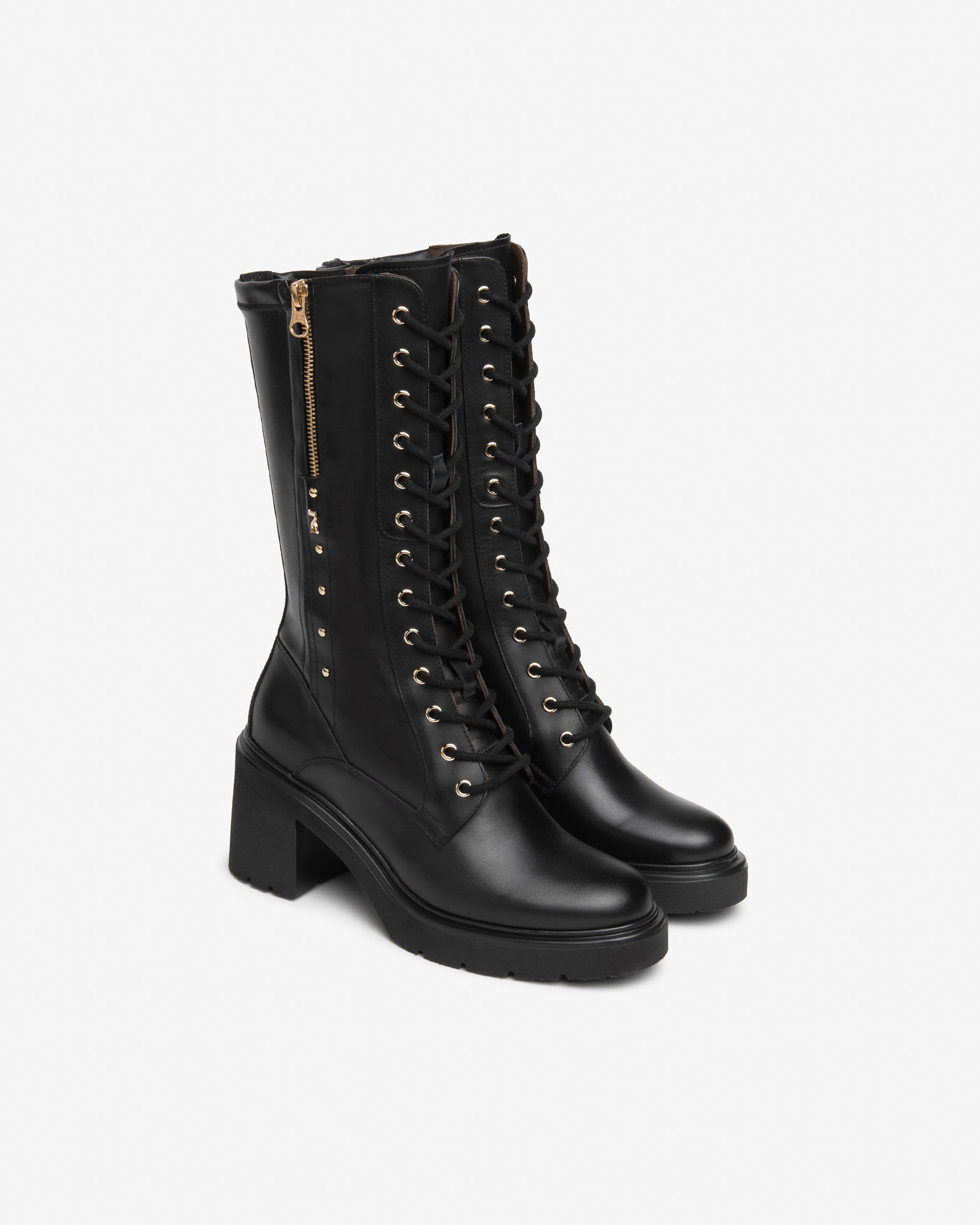Nerogiardini Bottes Femme Cuir Technique Talon 85 mm