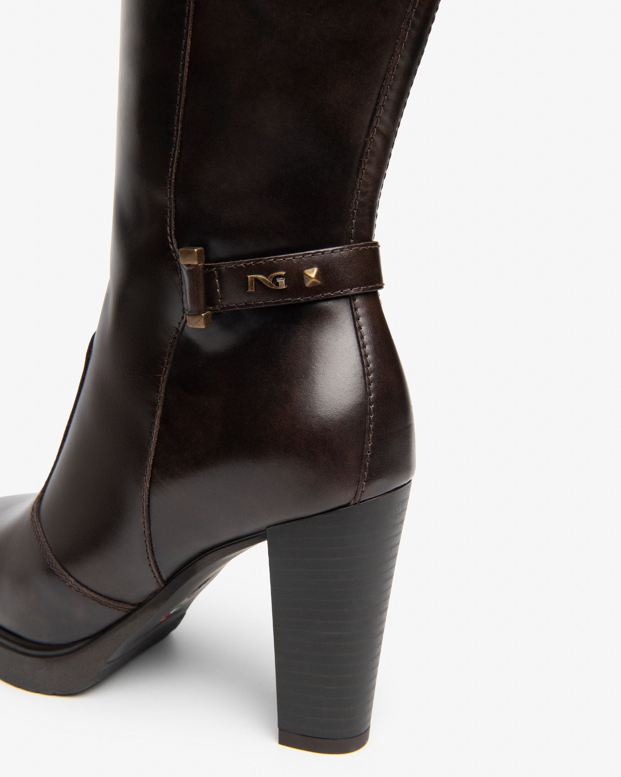 NeroGiardini Bottes Femme Cuir Talon 90 mm Taille 38