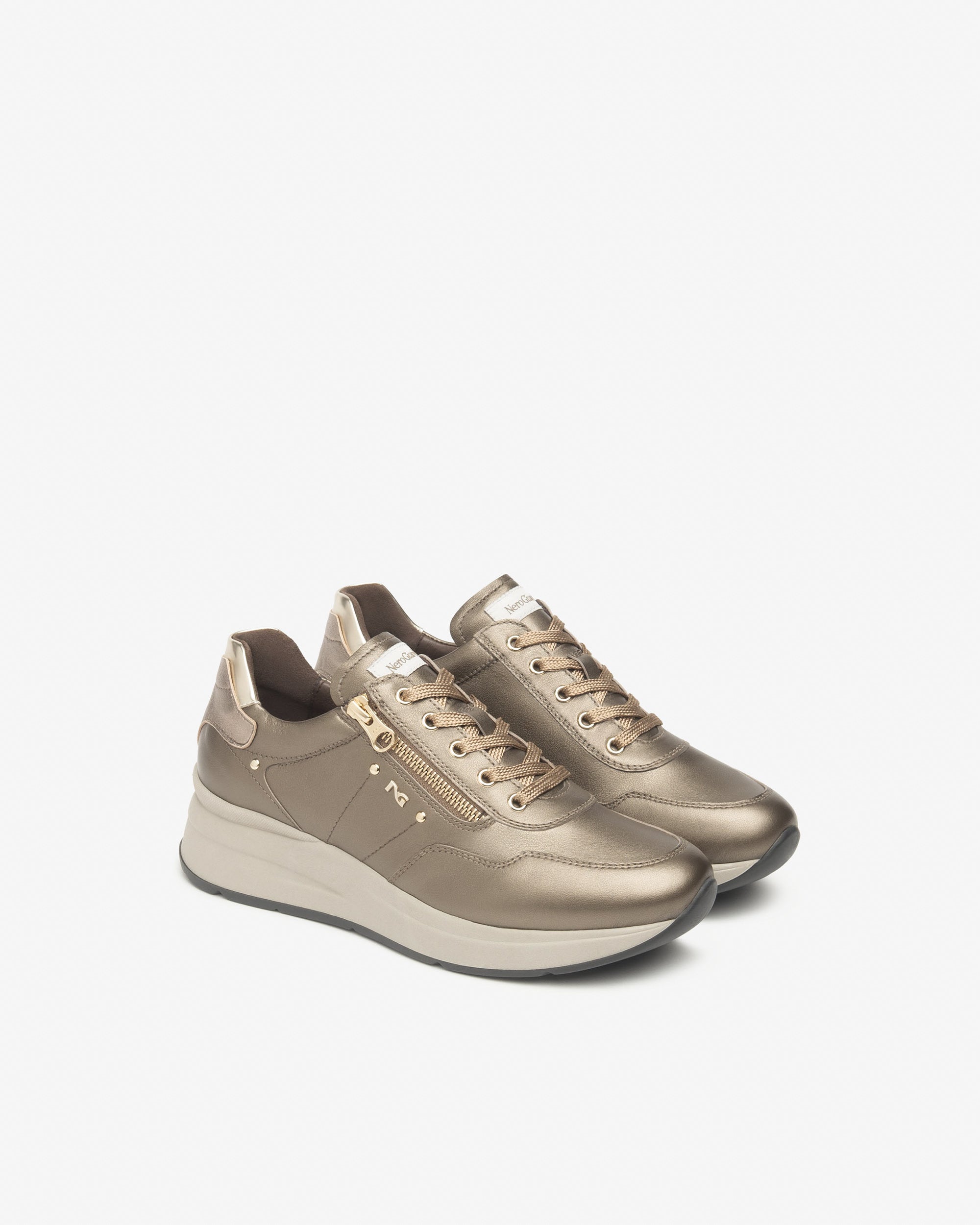 NeroGiardini Sneakers femme cuir technique DryGo