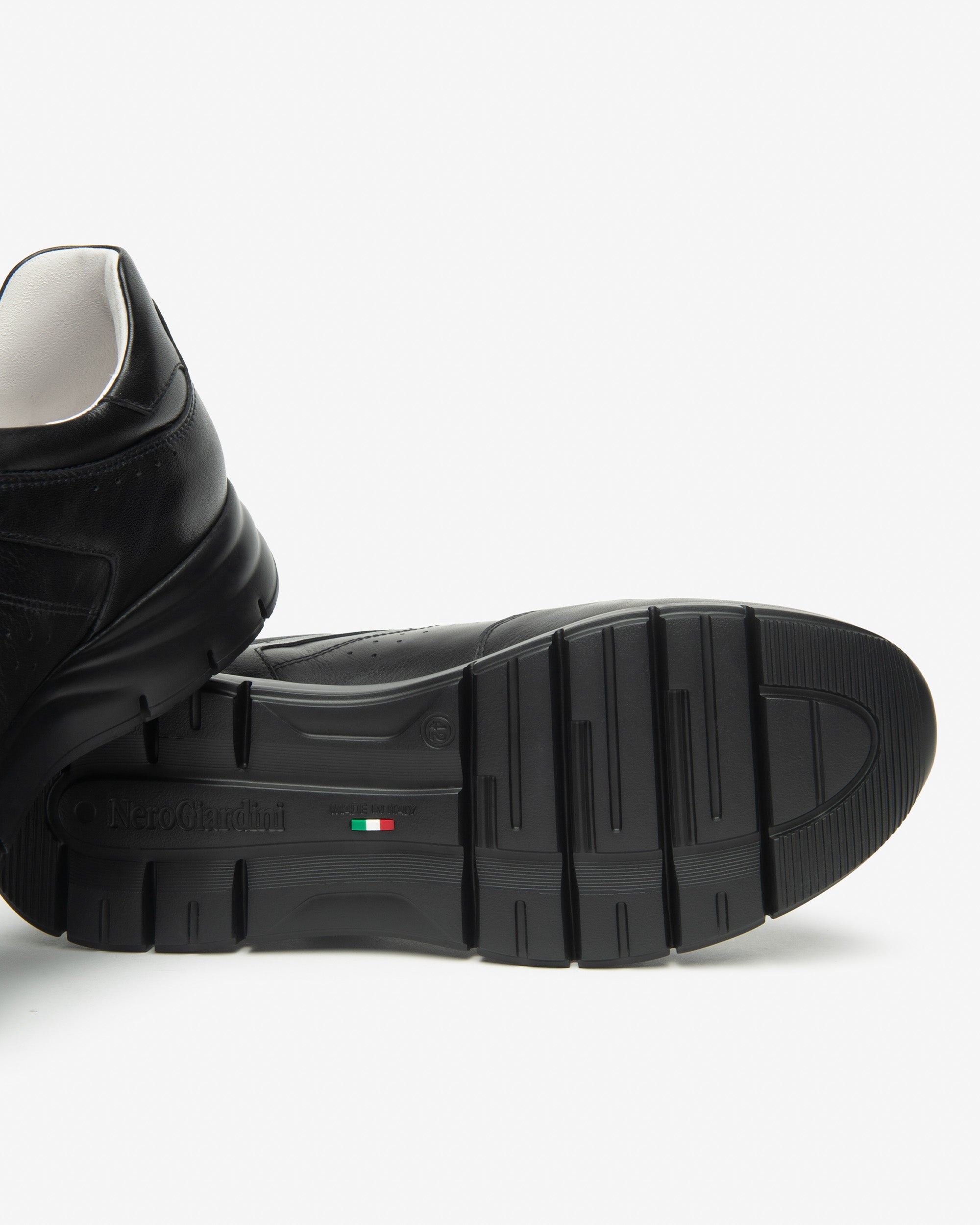 NeroGiardini Sneakers cuir homme printemps-été