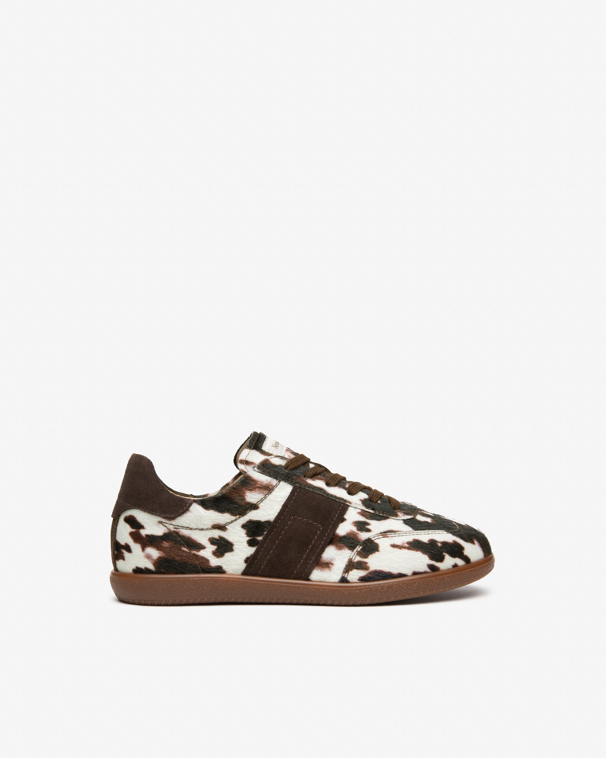NeroGiardini Sneakers Femme Animalier Daim Lacets Style
