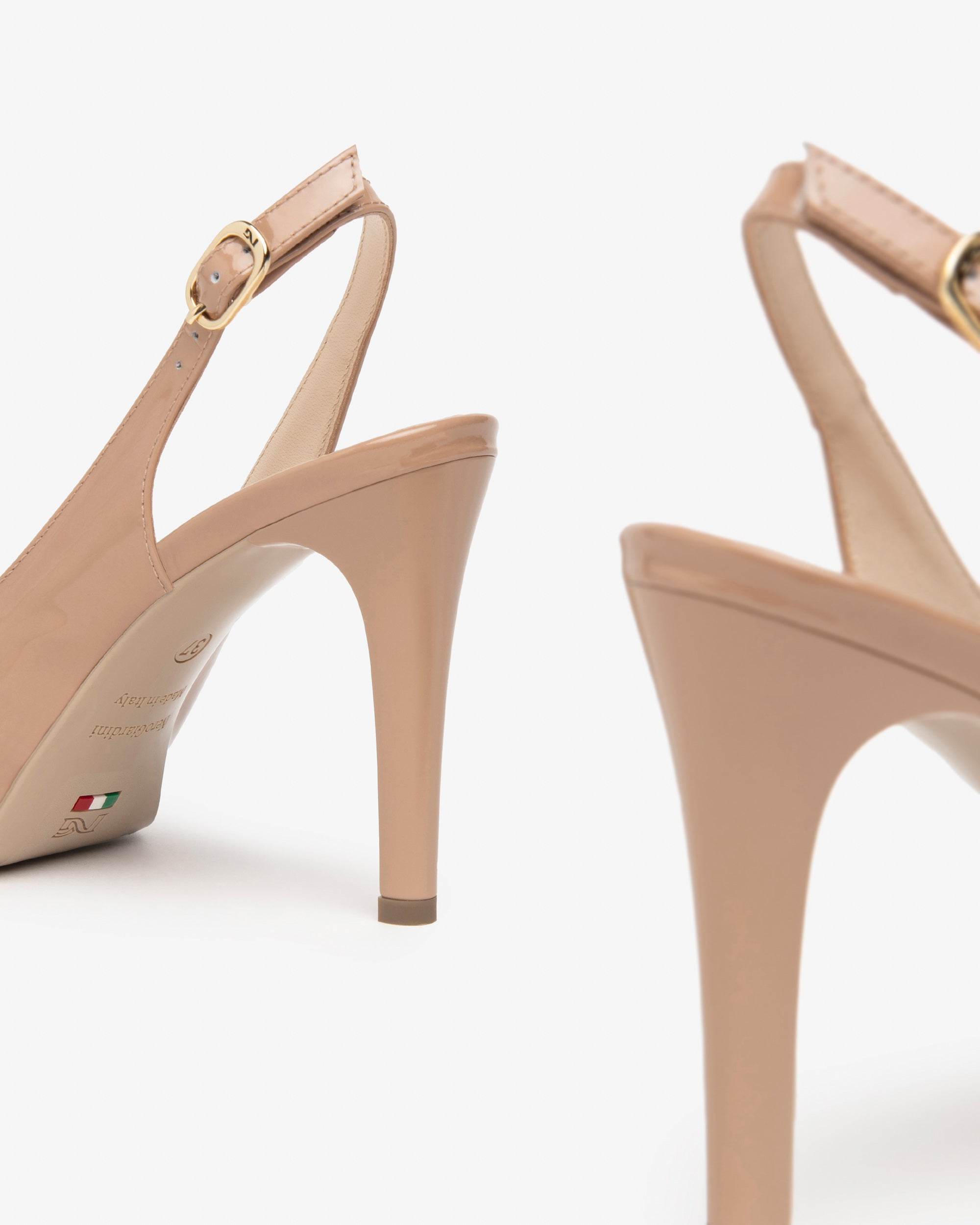 NeroGiardini Escarpins Femme Cuir Vernis Slingback