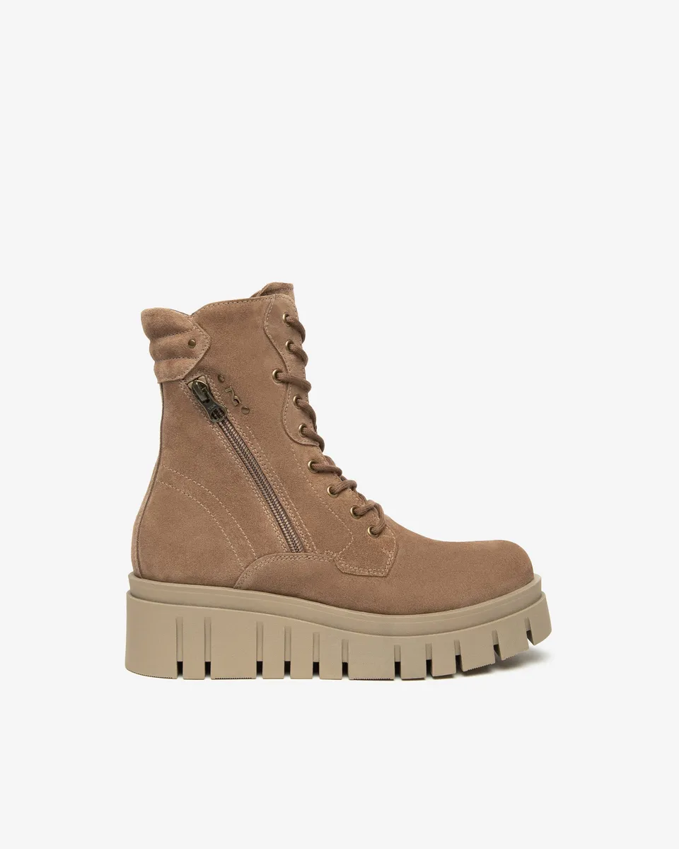 NeroGiardini Bottines Motardes Femme Velours 38