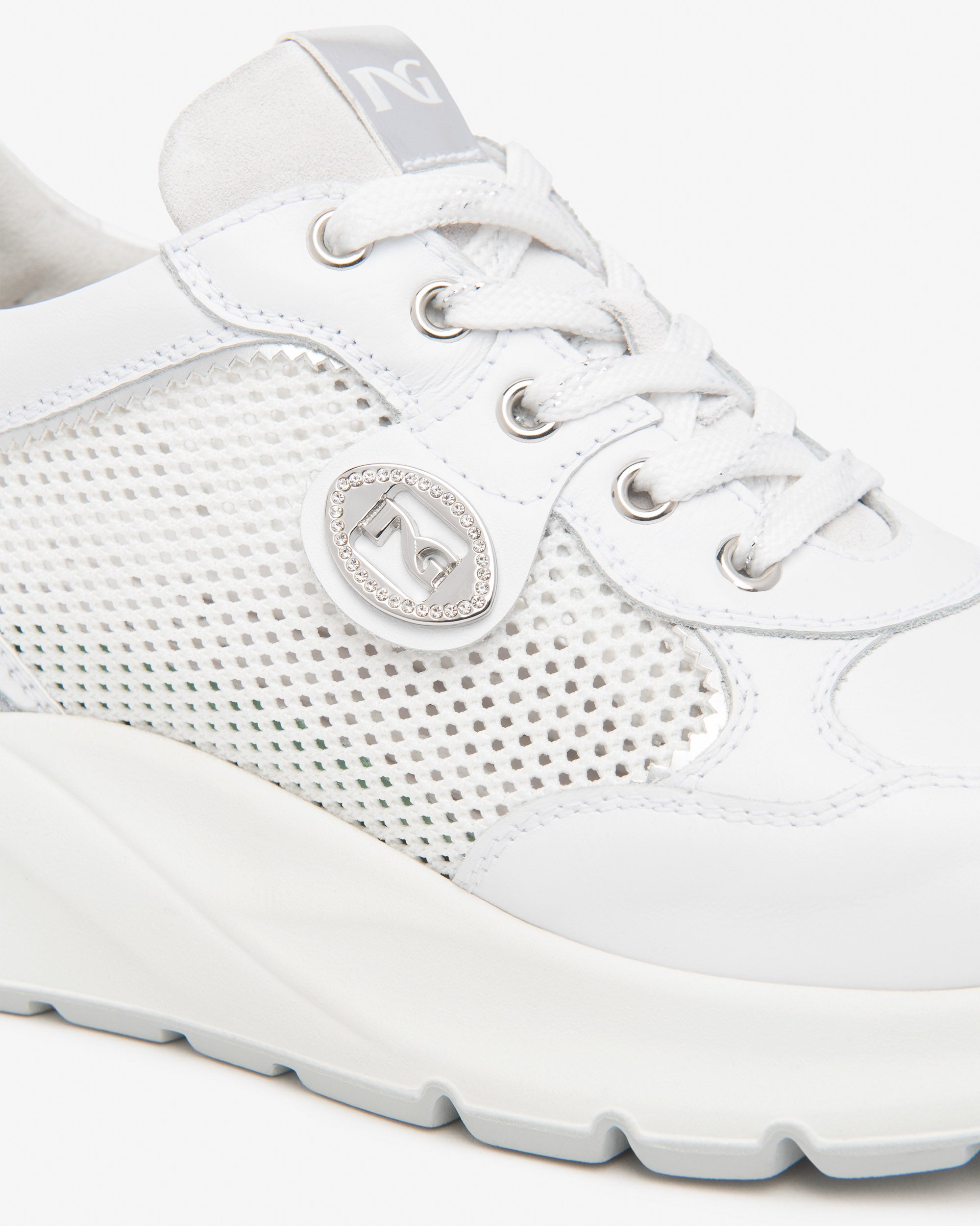 NeroGiardini Sneakers Femme Cuir Toile 35-41 Confort