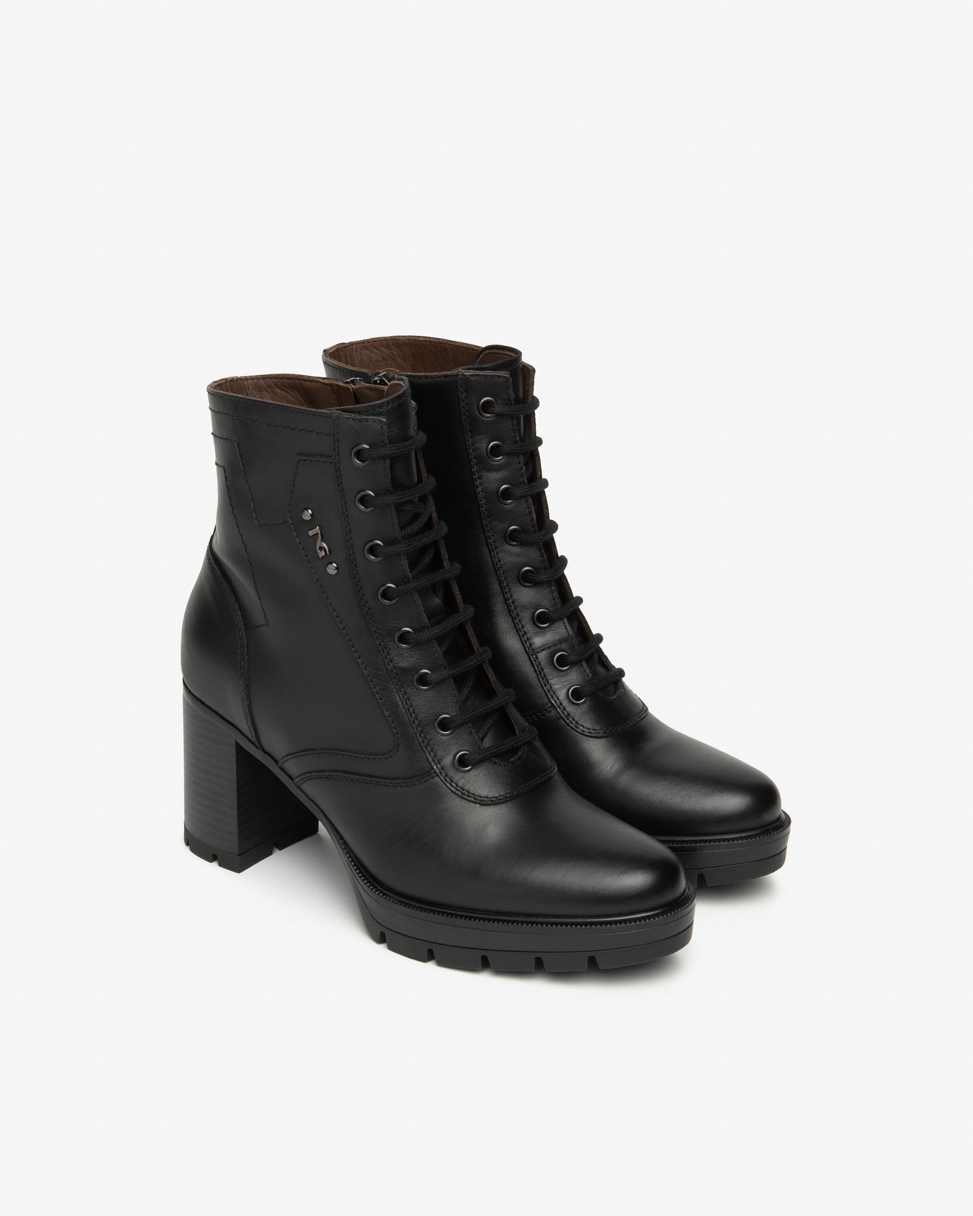 NeroGiardini Bottines Femme en Cuir confort hiver