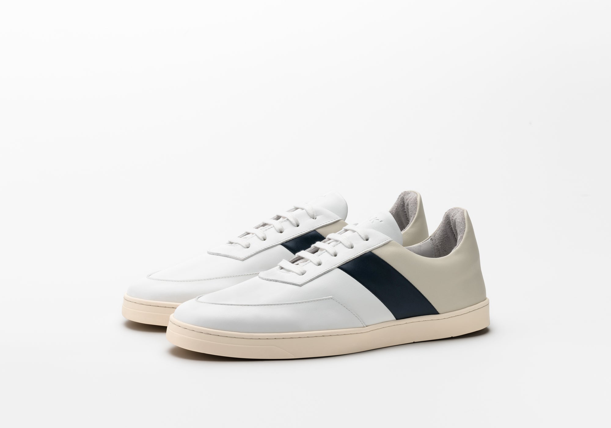 JAK Atlas Low baskets cuir dust blue mixte