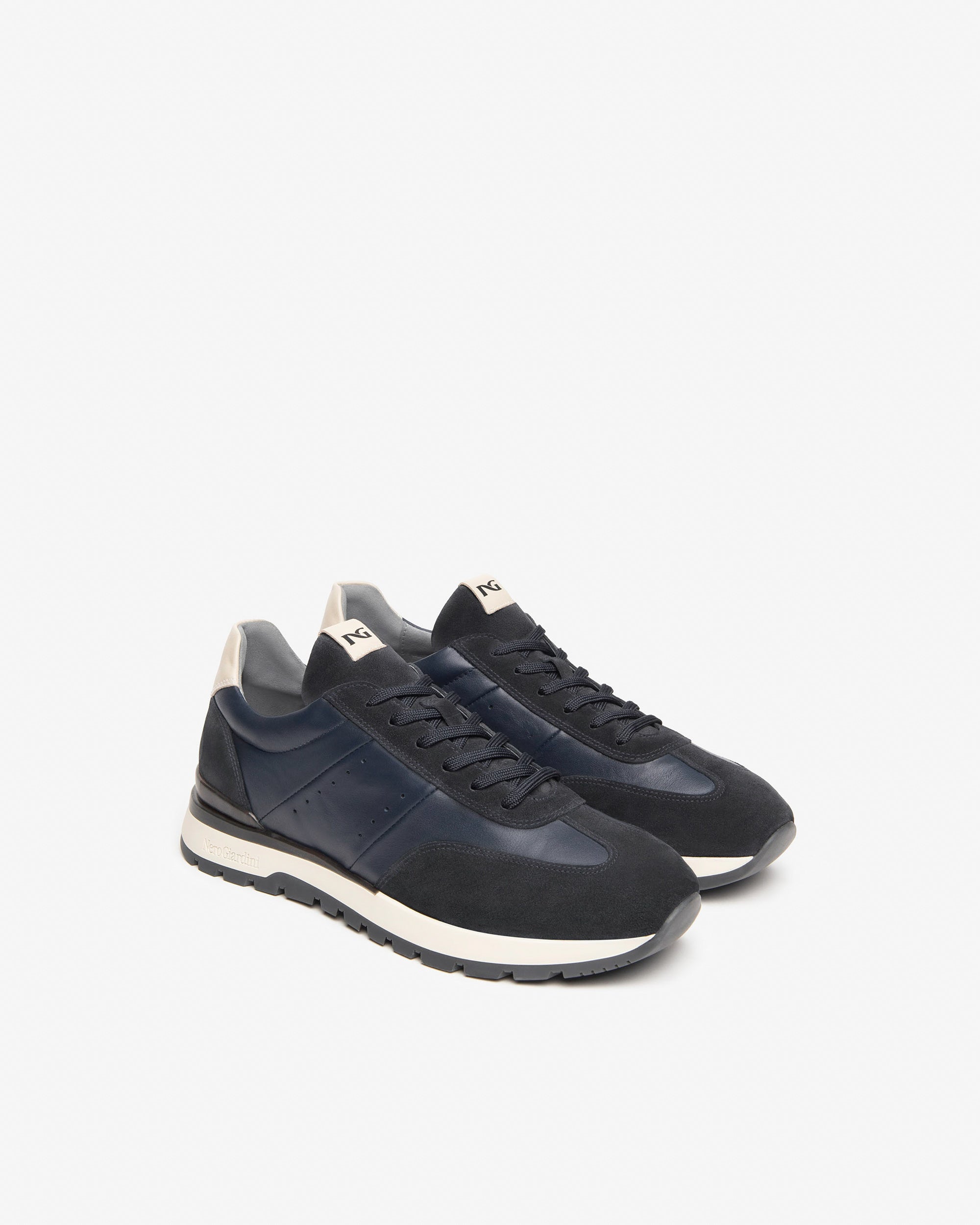 NeroGiardini Sneakers Homme Cuir Daim Confort Ville