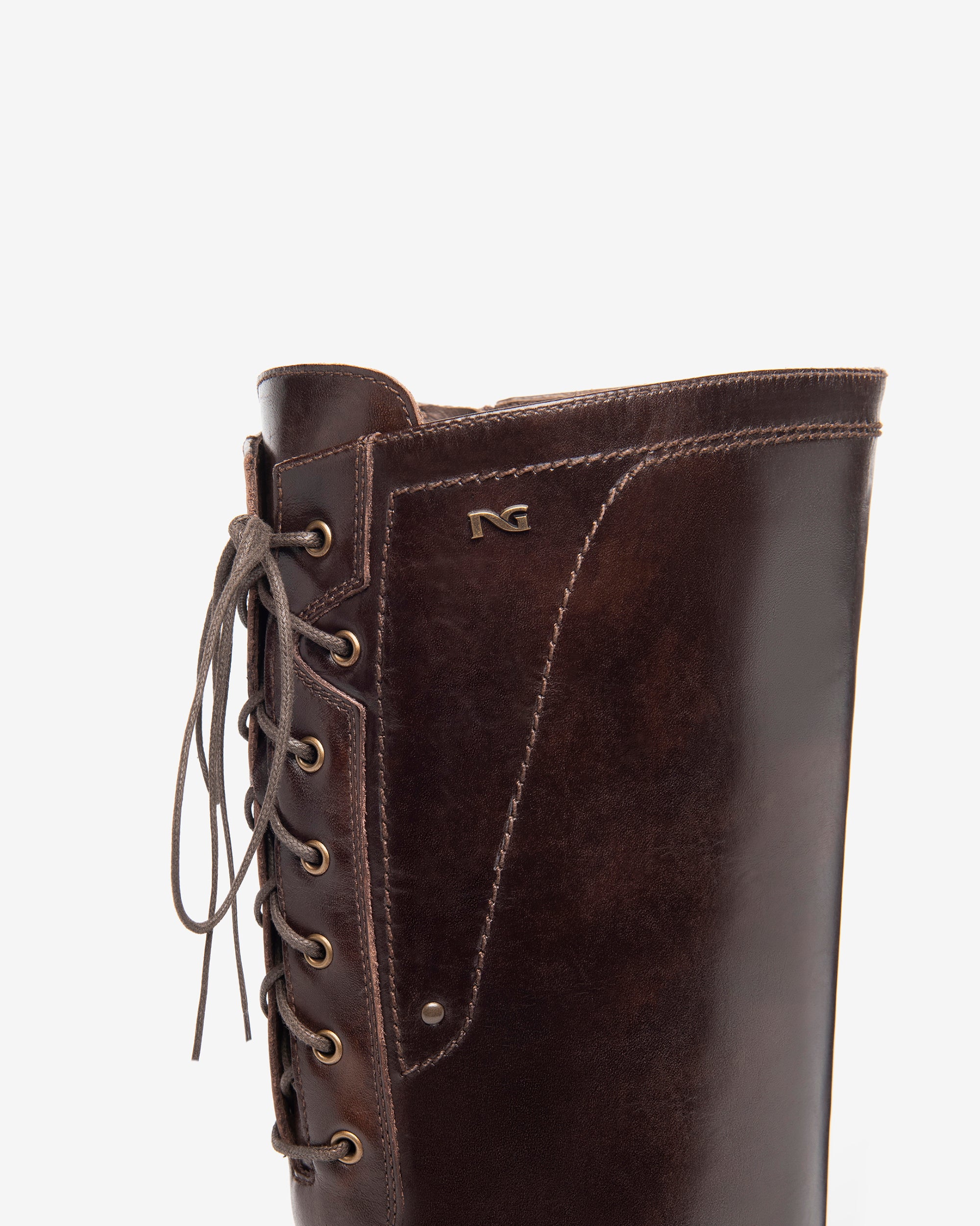 NeroGiardini Bottes Femme Cuir Hiver Confort