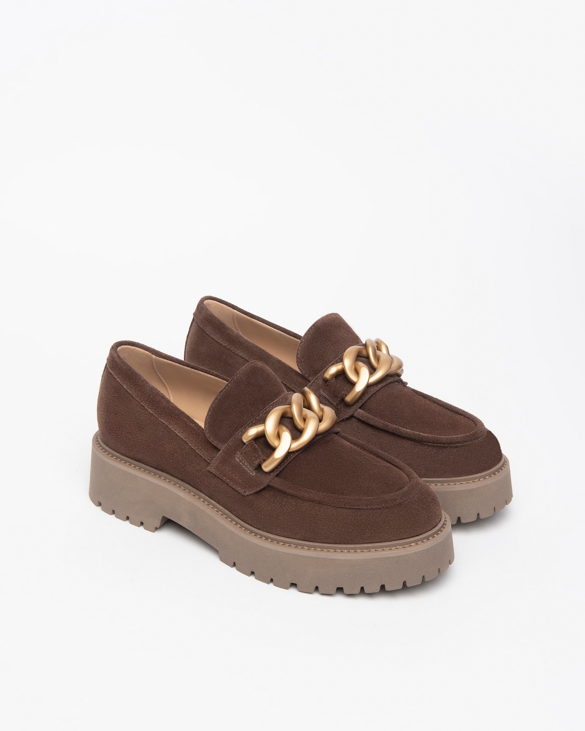 Nerogiardini Mocassins Femme Velours Loafers Cuir