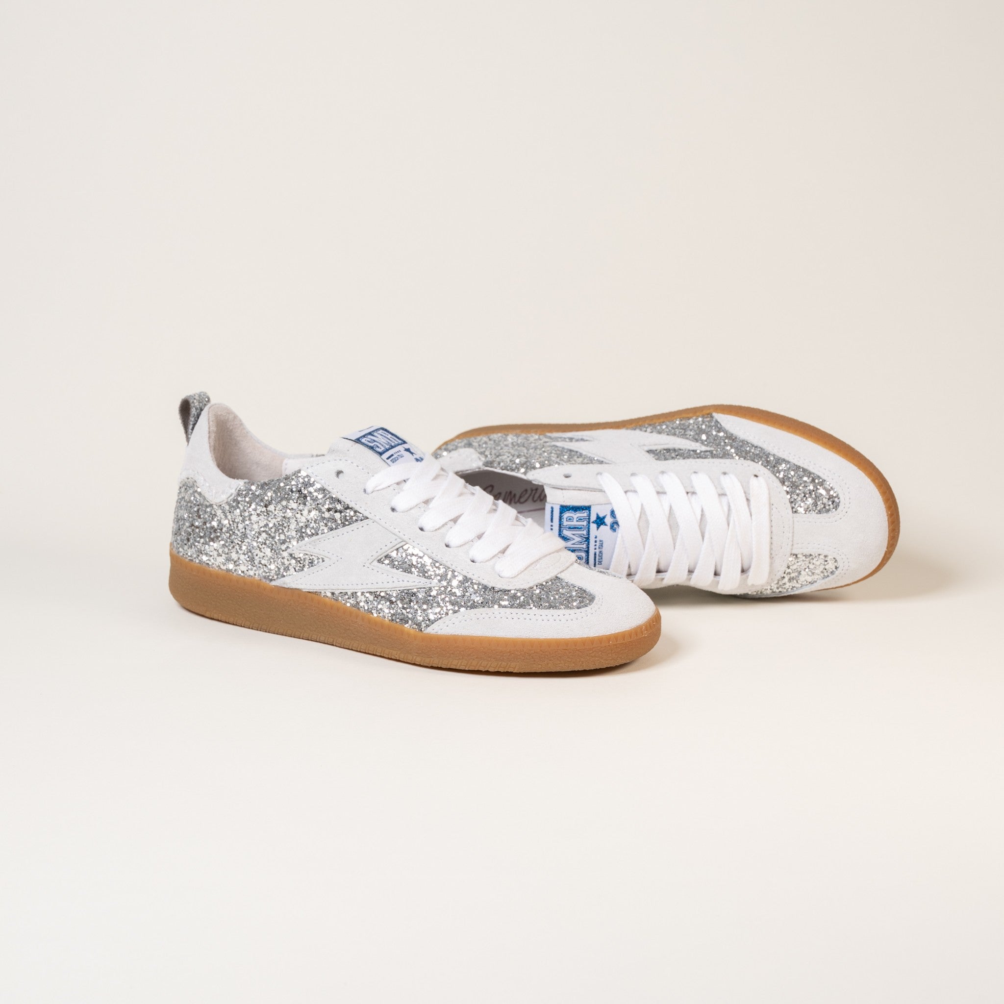 SMR Kayla E114 baskets glitter argent 38