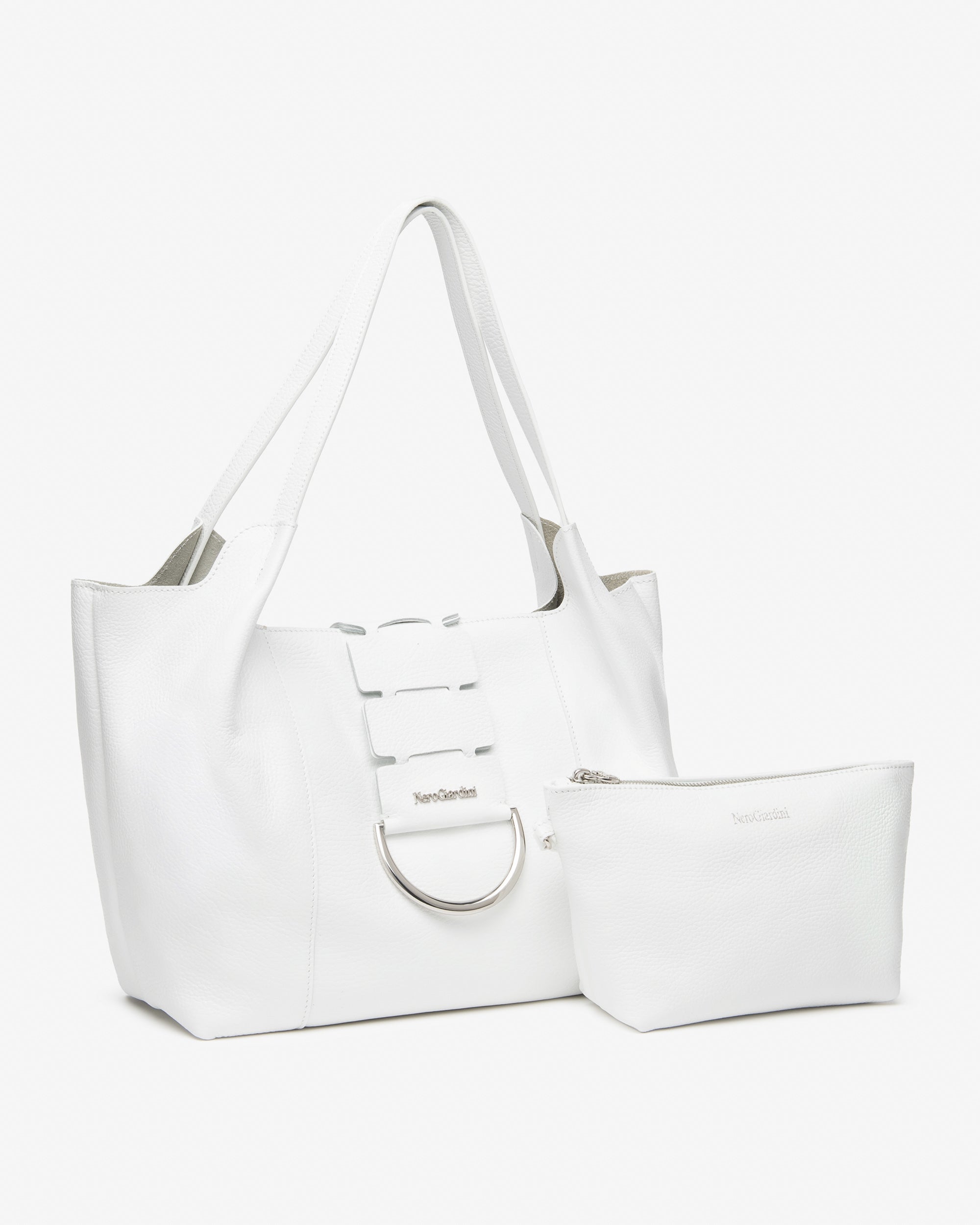 NeroGiardini Sac Épaule Femme Cuir Ville Élégant