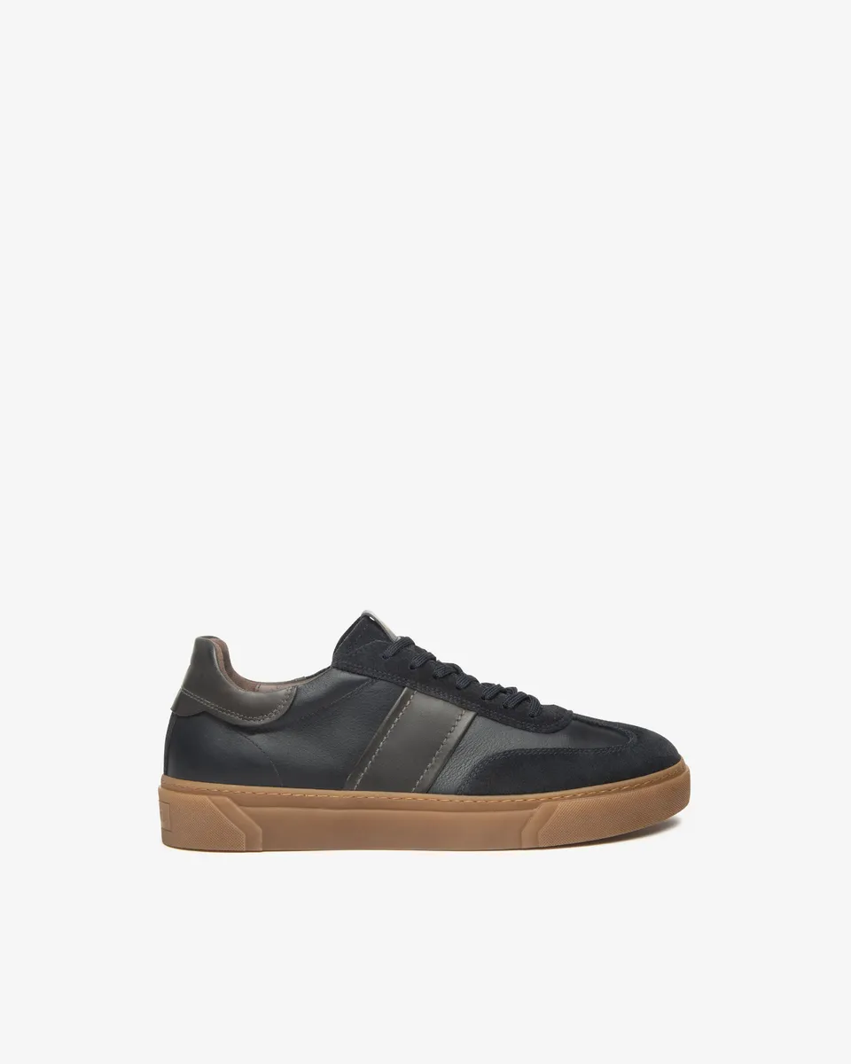 NeroGiardini Sneakers Homme Cuir Velours Memory
