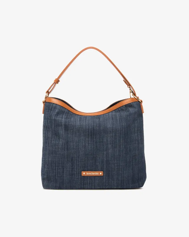 NeroGiardini Besace Femme Tissu Hobo