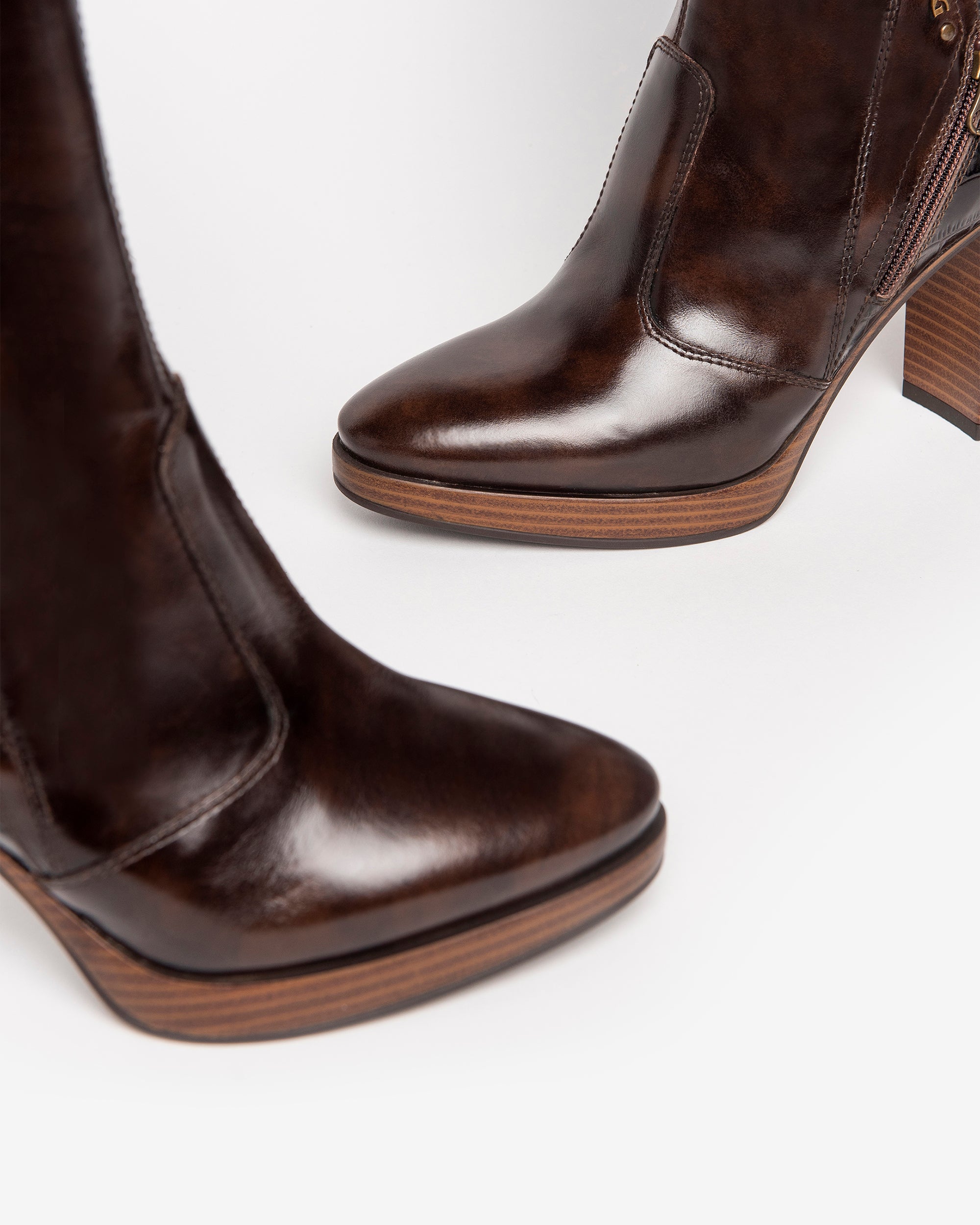 NeroGiardini Bottes Femme en Cuir bottes glamour hiver