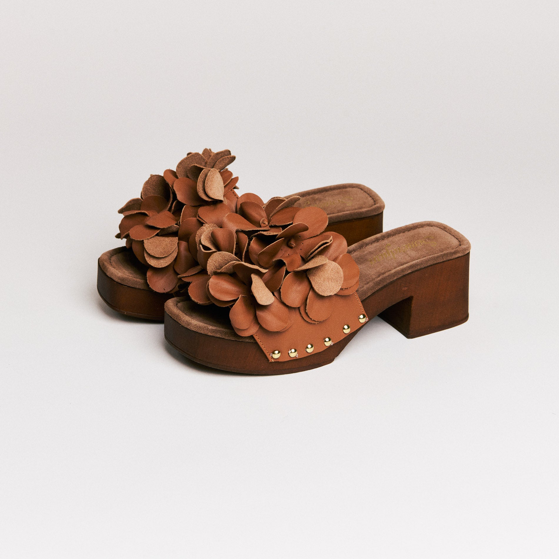 SMR Semerdjian Z30 Cuoio mule cuir camel