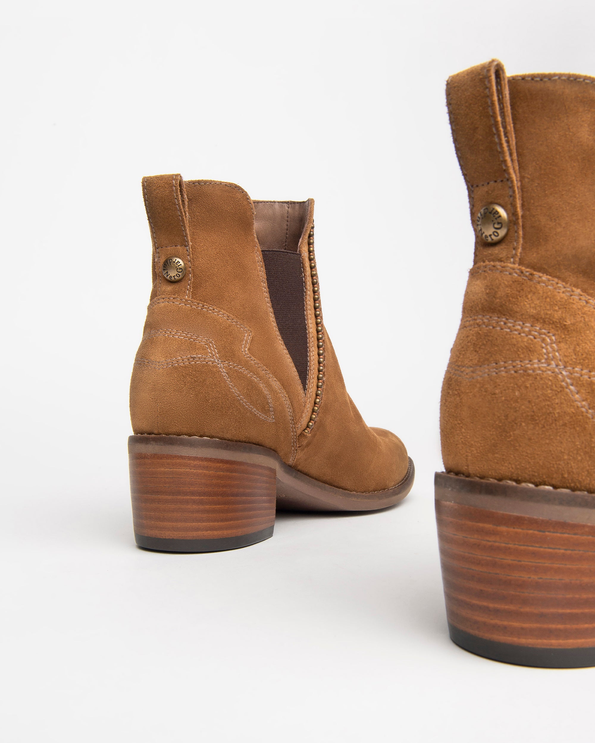 NeroGiardini Chelsea Femme Cuir Velours Bottines Hiver