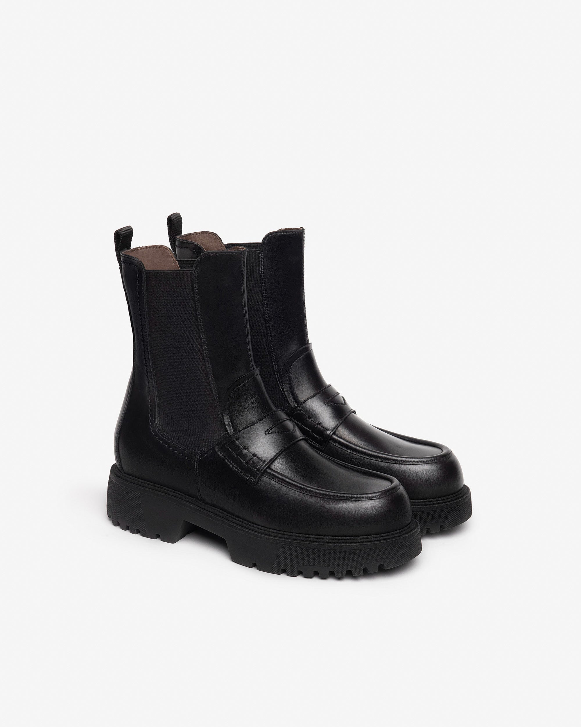 NeroGiardini Bottines Chelsea Femme Cuir