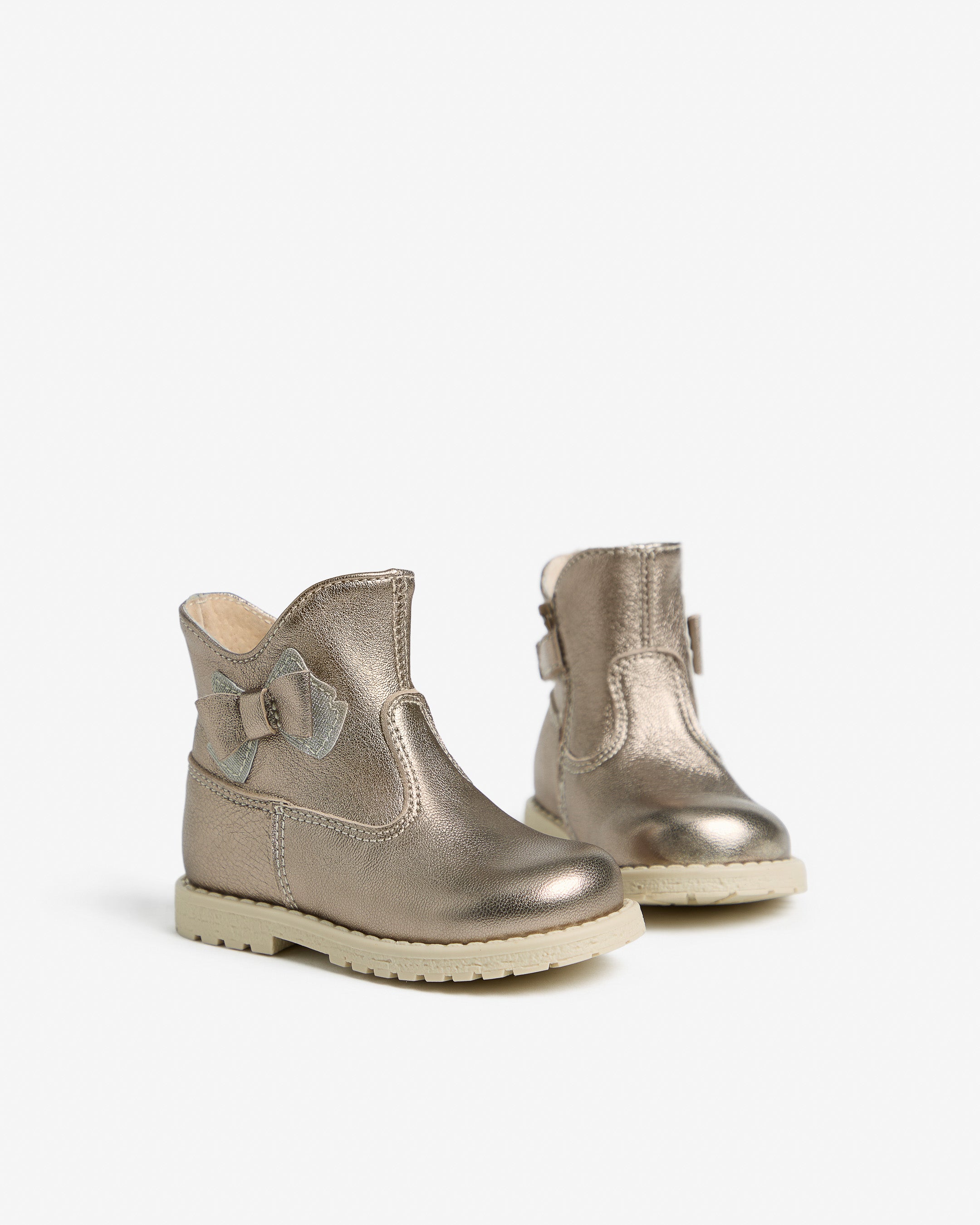 Nerogiardini Bottines Fille Cuir Junior Semelle Légère