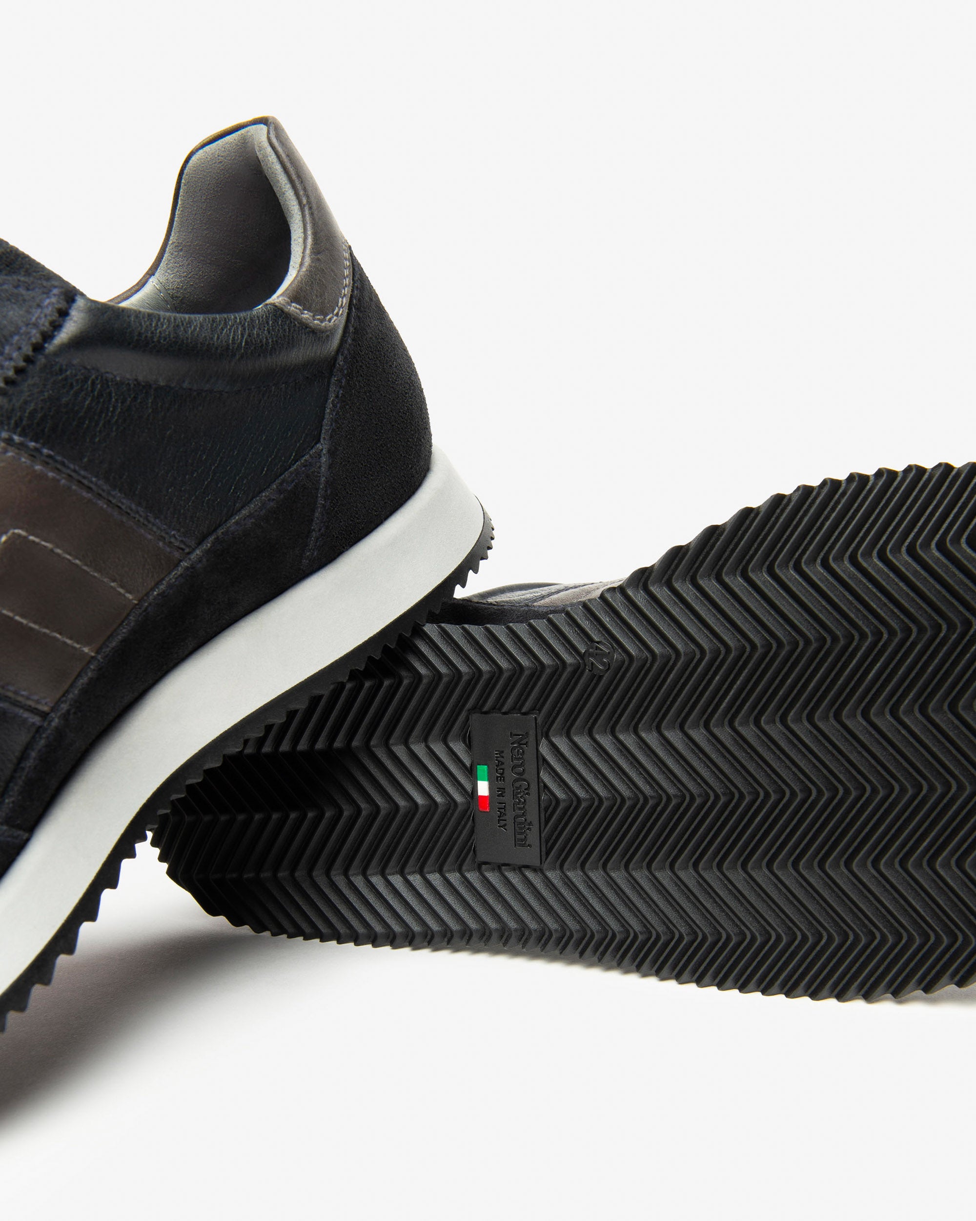 Nerogiardini Sneakers Homme Cuir Velours Memory