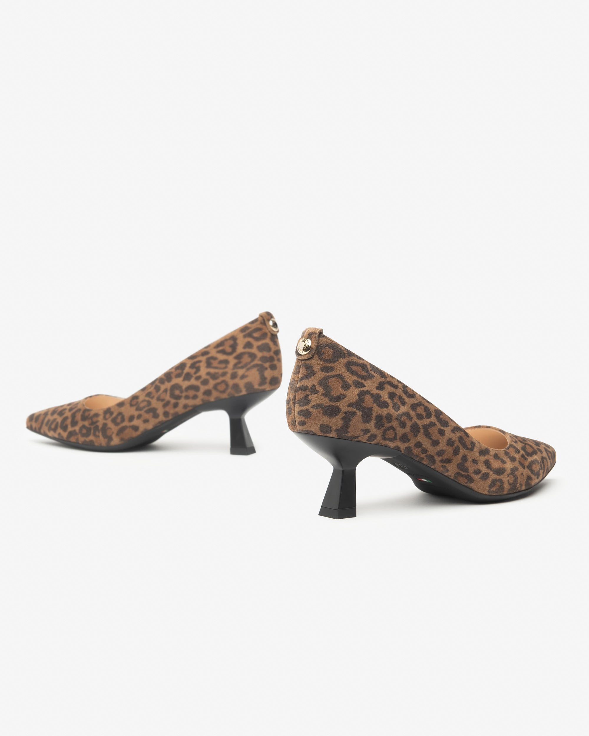 NeroGiardini Escarpins Femme Cuir Velours Léopard 38