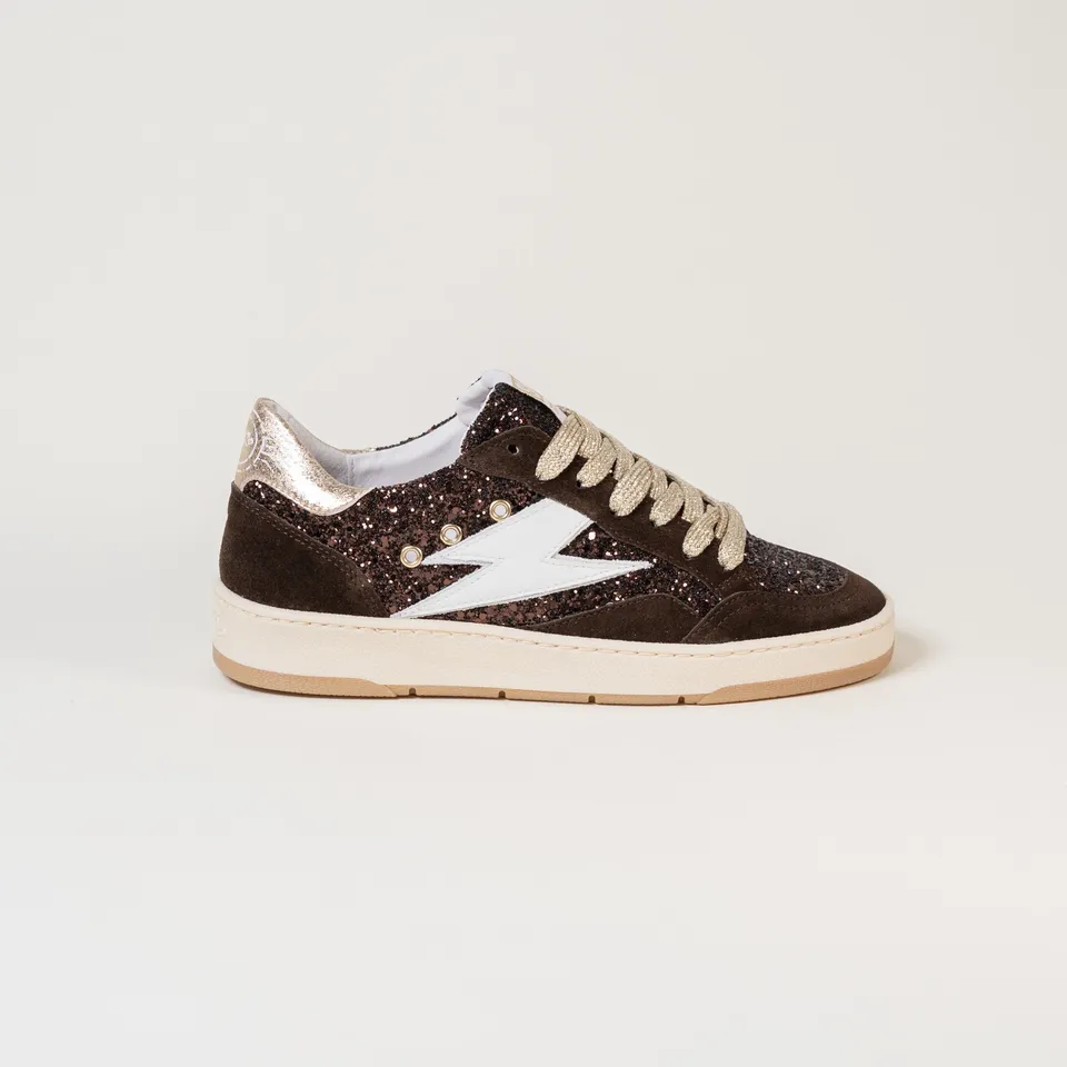 SMR Dany E200A baskets marron taille 38 glitter