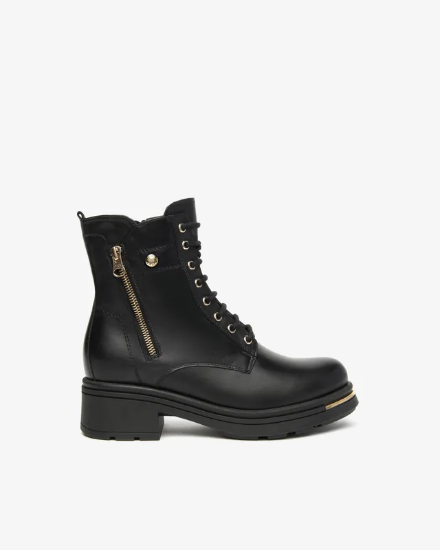 NeroGiardini Bottines Motardes Femme bottines cuir hiver 38