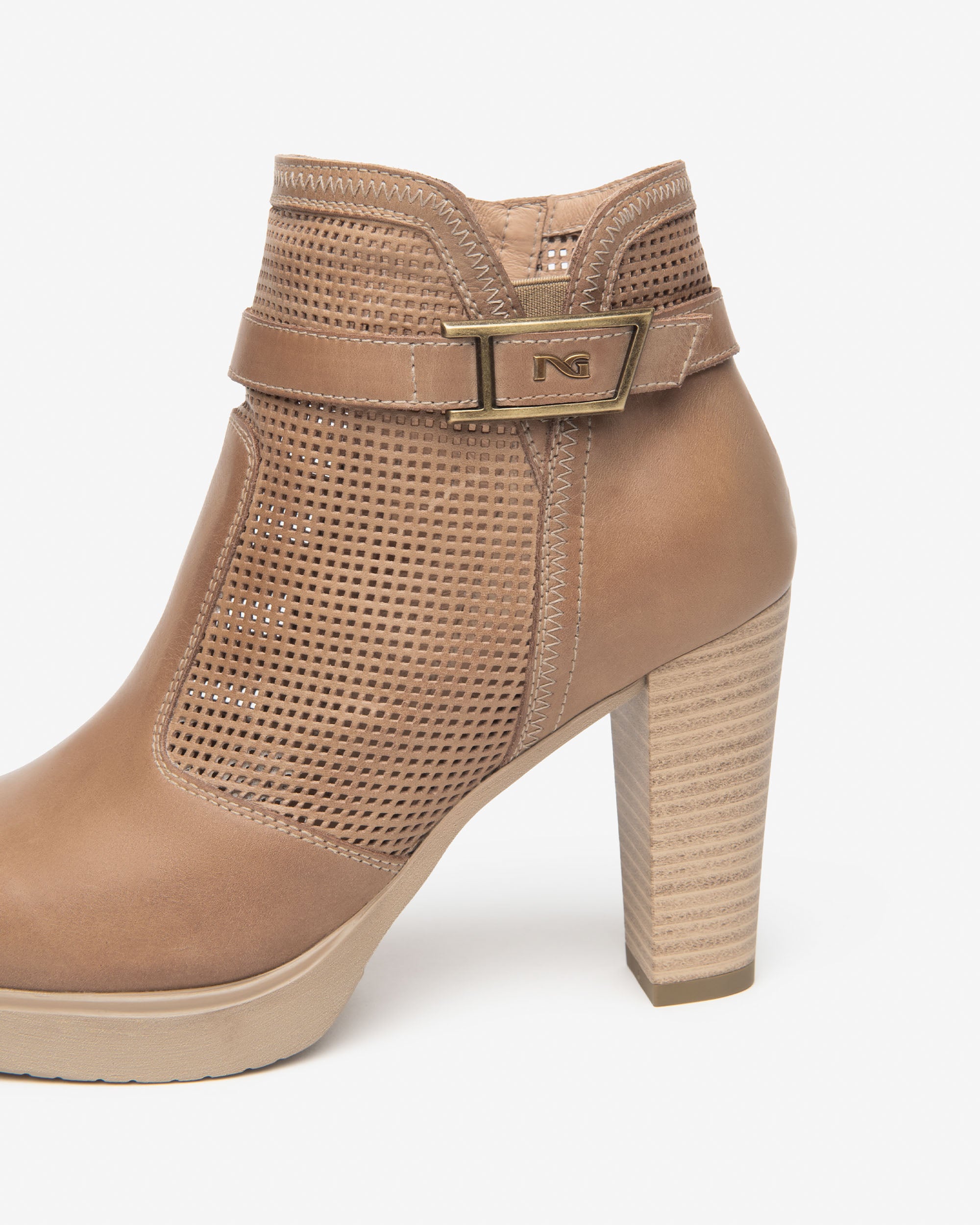 NeroGiardini Bottines Femme Cuir Confort Ville 38