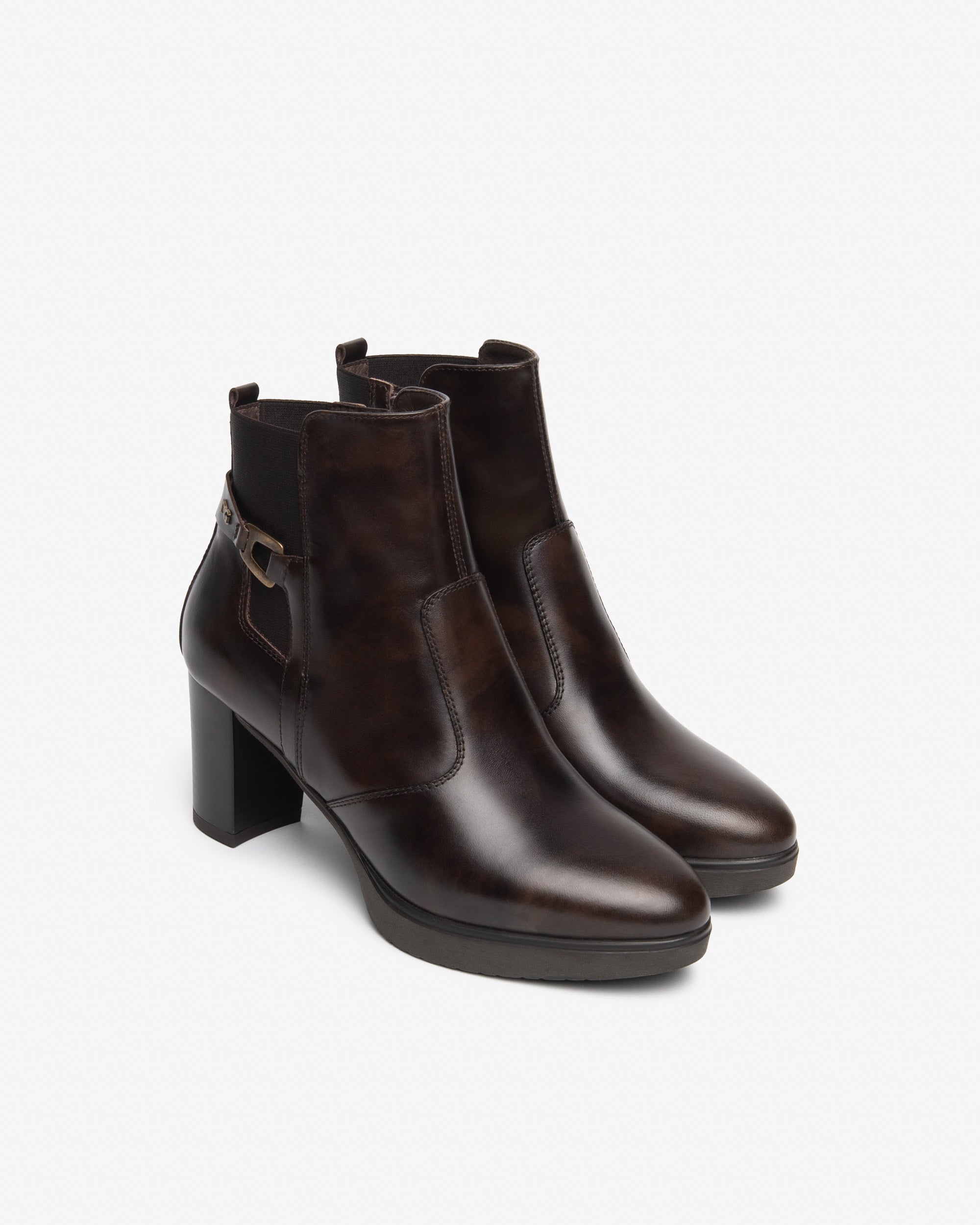 NeroGiardini Bottines Femme Cuir Talon 70mm Zip