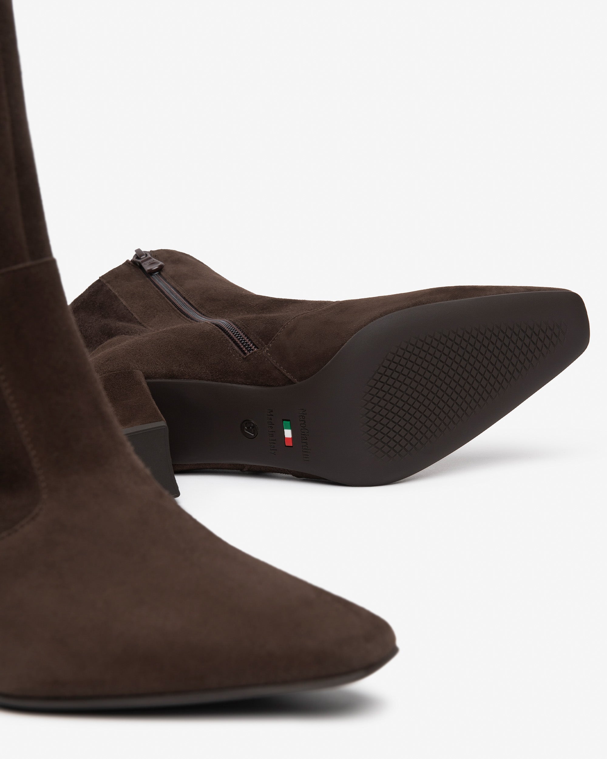NeroGiardini Bottines Femme Cuir Talon 75 mm