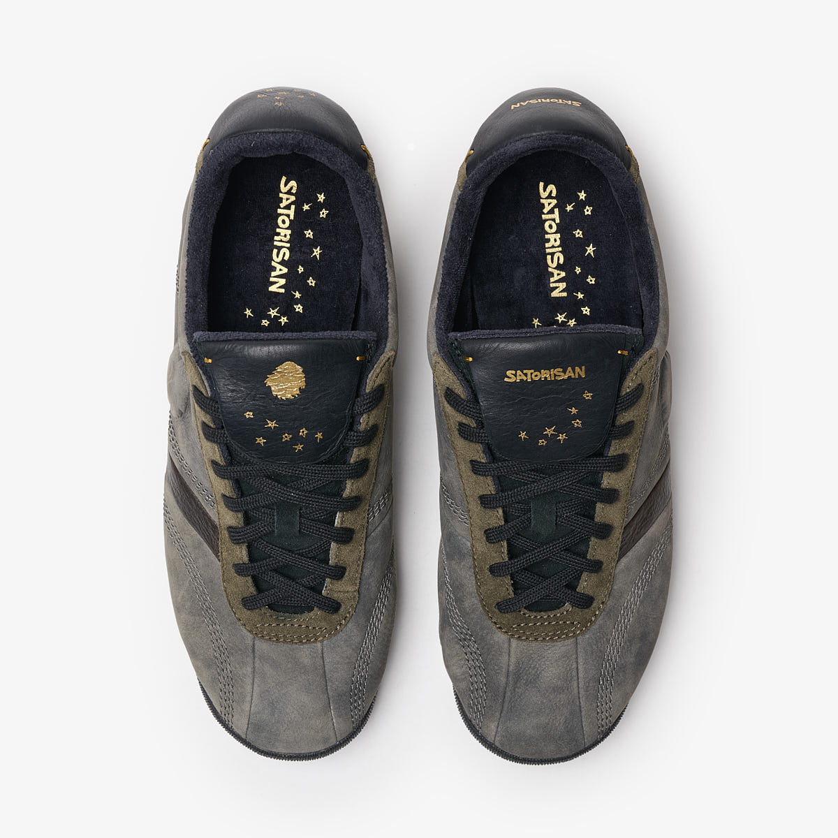 Satorisan Stardust Premium baskets cuir Khakies Black