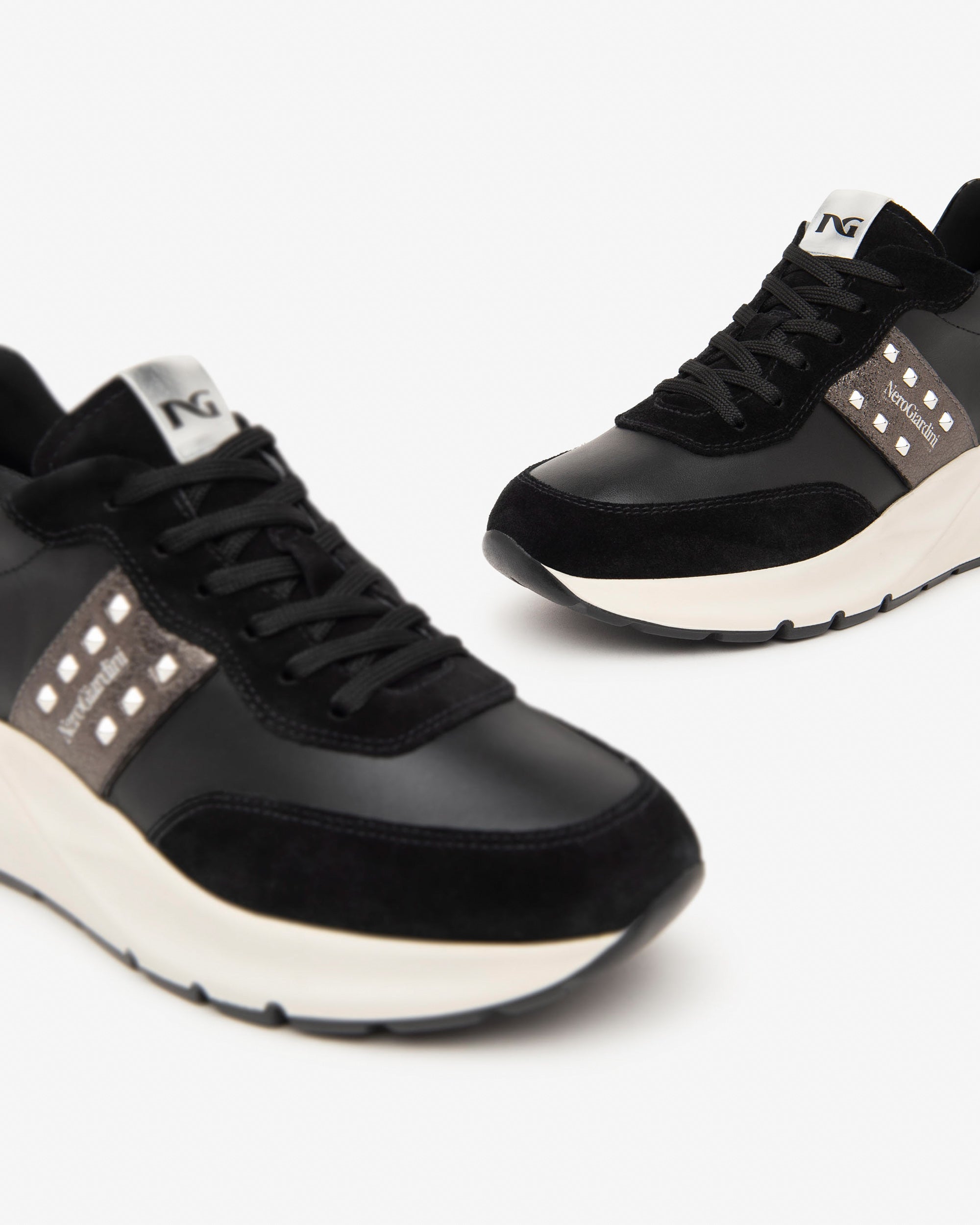 NeroGiardini Sneakers Femme Velours Cuir du 35 au 41