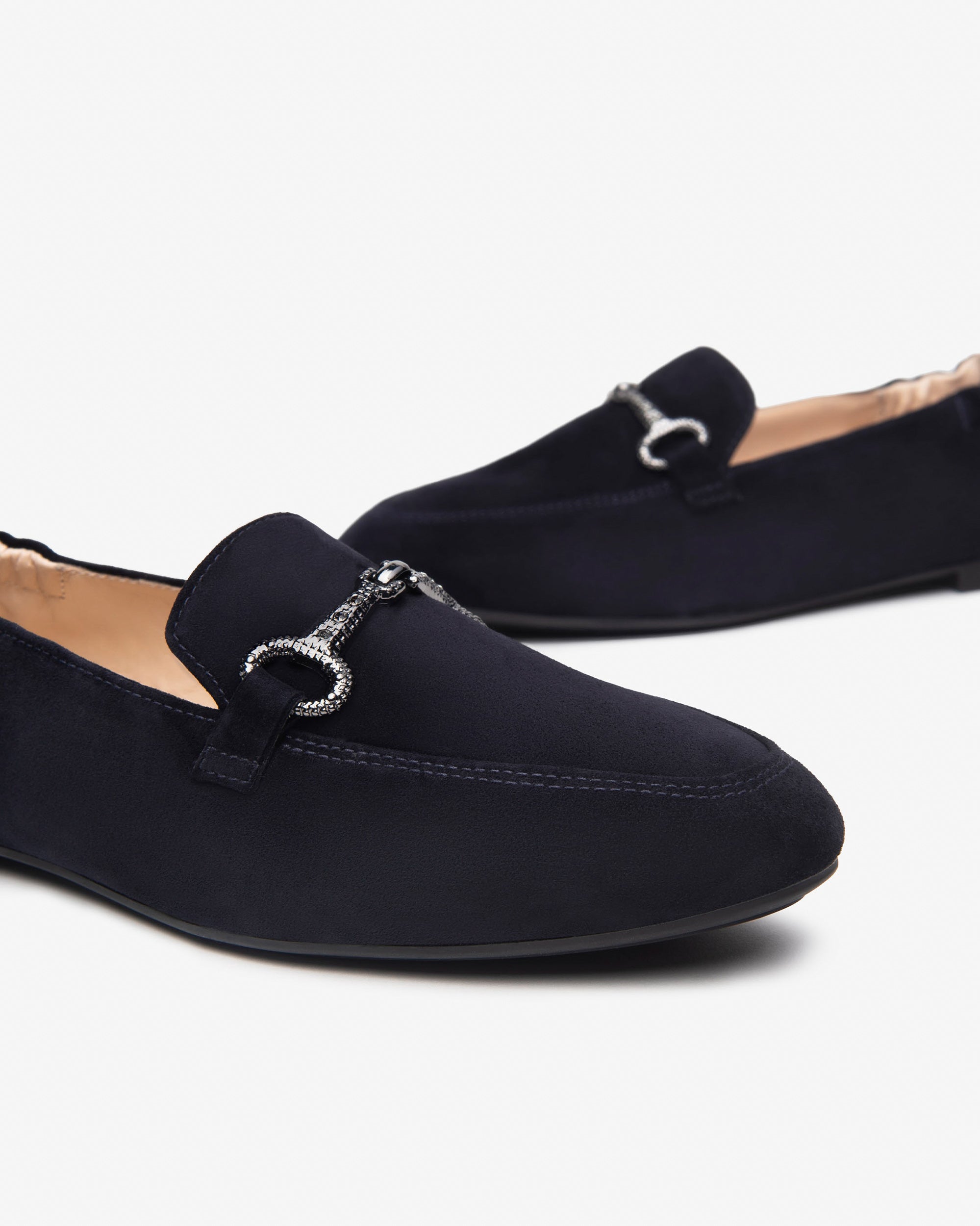 NeroGiardini Mocassins Femme en Cuir Velours Confort