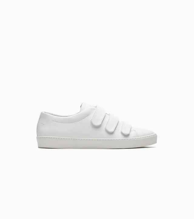 JAK Fika White sneakers cuir blanc scratch