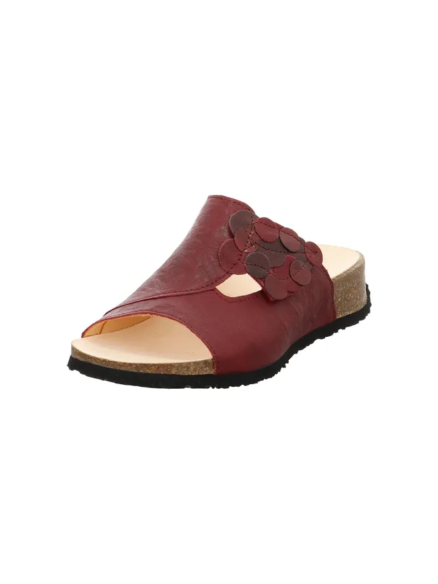 Think Mizzi mules femme cuir noir doublure cuir