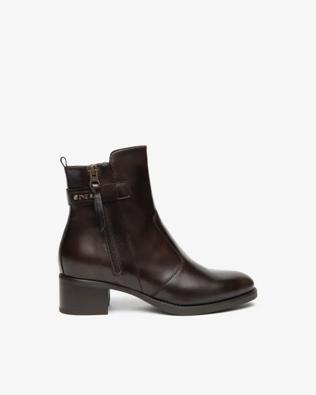 NeroGiardini Bottines Cuir Femme Talon 40 mm