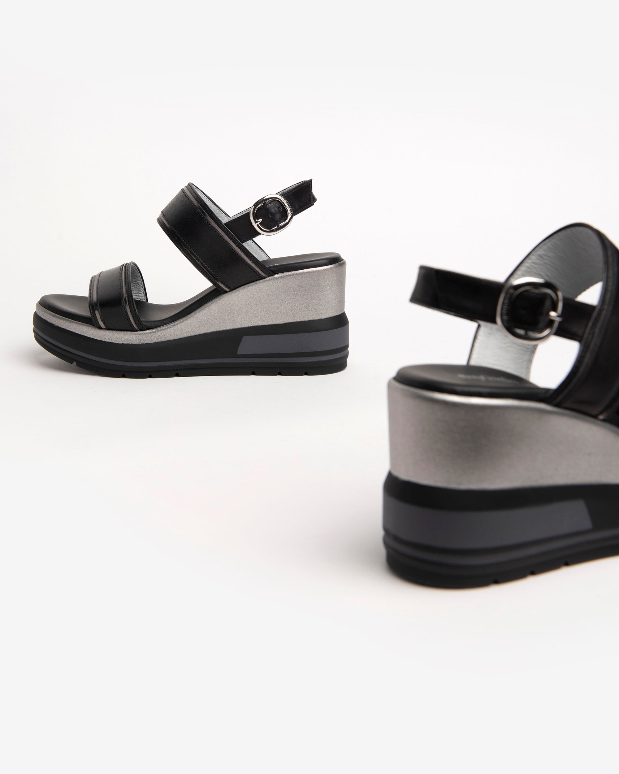 Nerogiardini Sandales cuir femme talon 7,5 cm 38