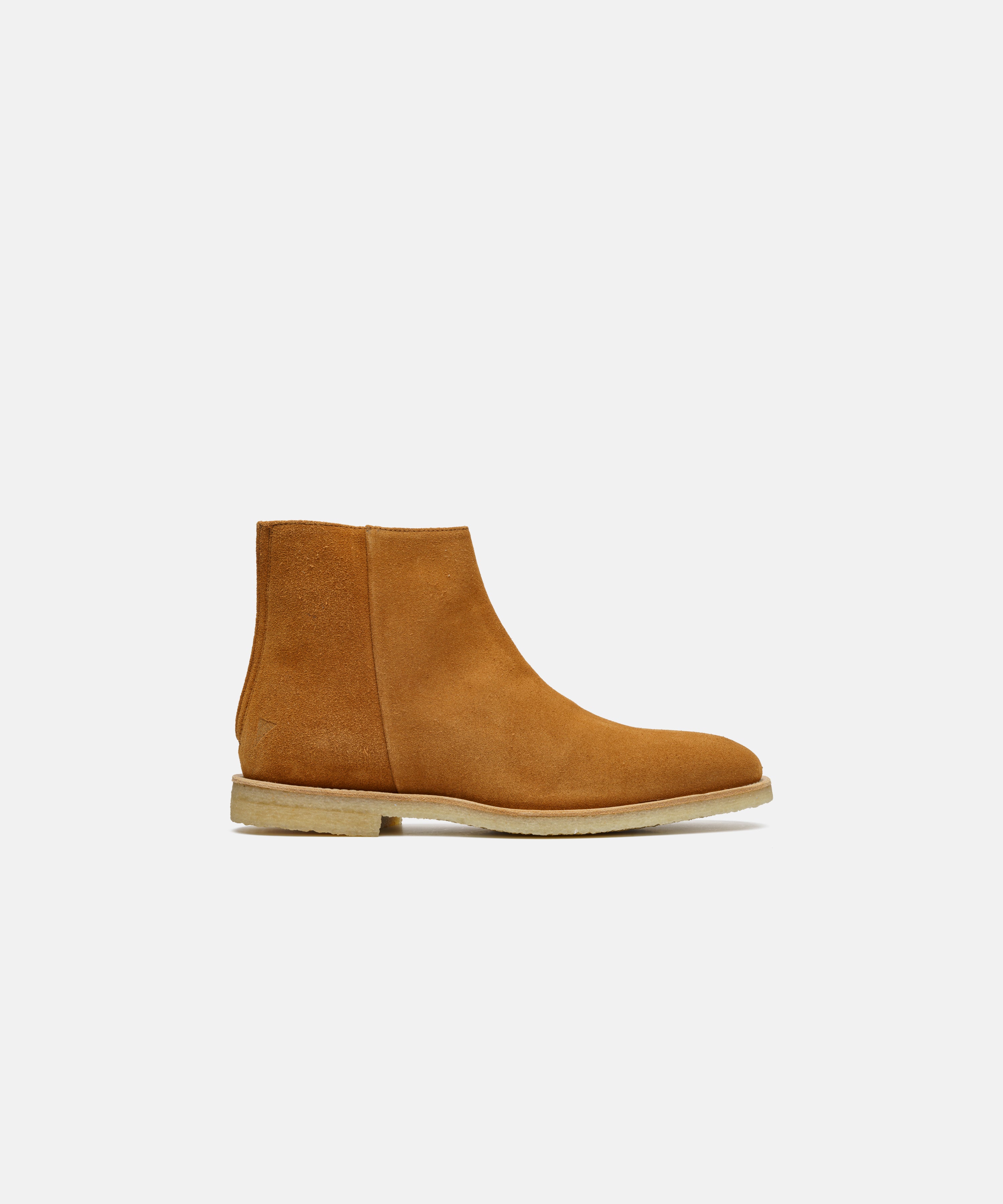 JAK Villa bottines suède camel 43 zip unisexe