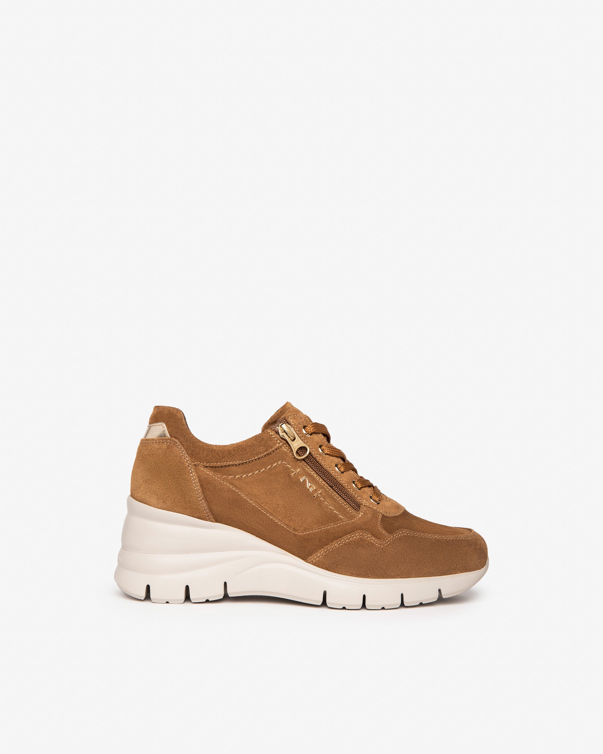 NeroGiardini Sneakers Femme Cuir Velours Confort DryGo