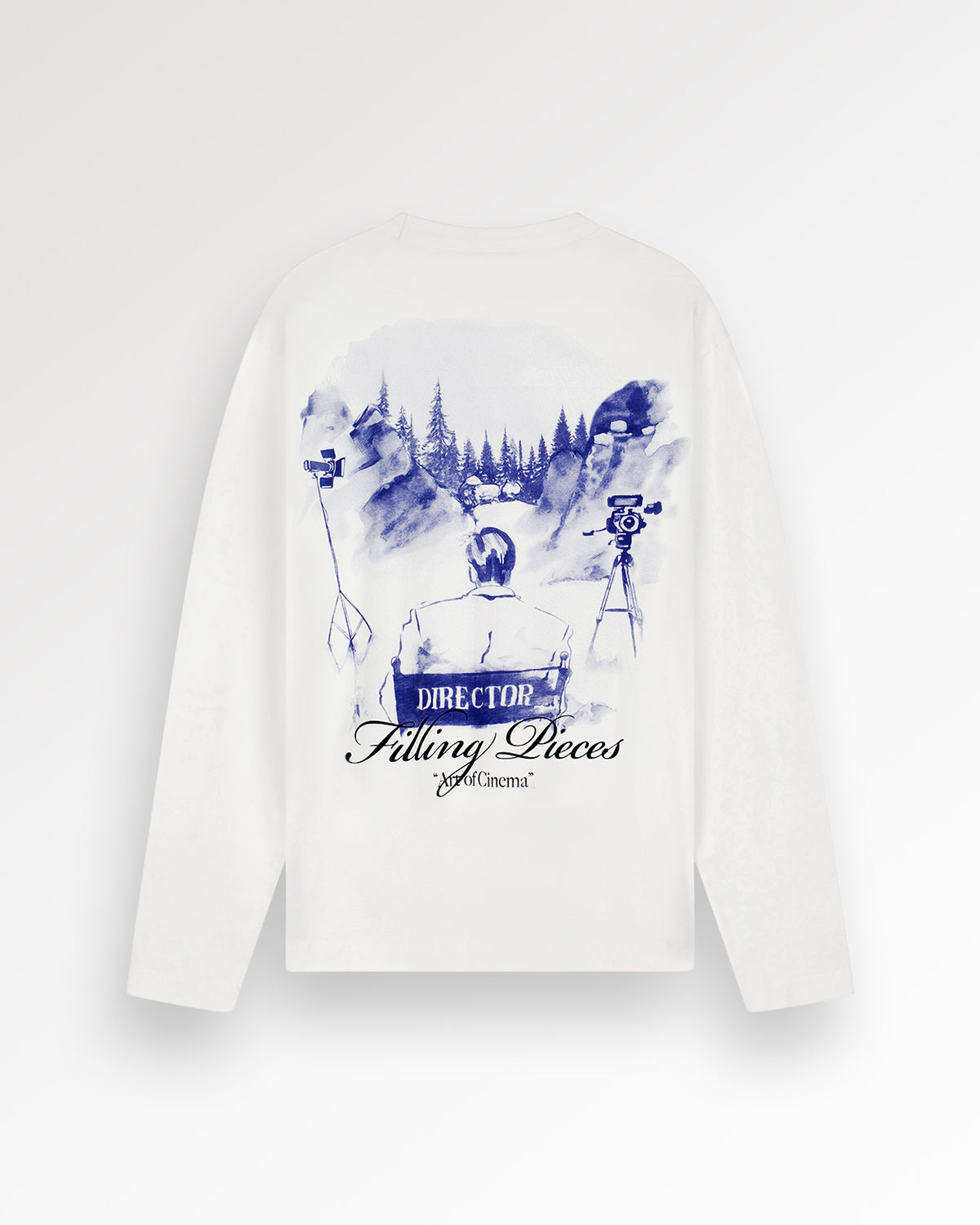 Filling Pieces Director longsleeve blanc coton