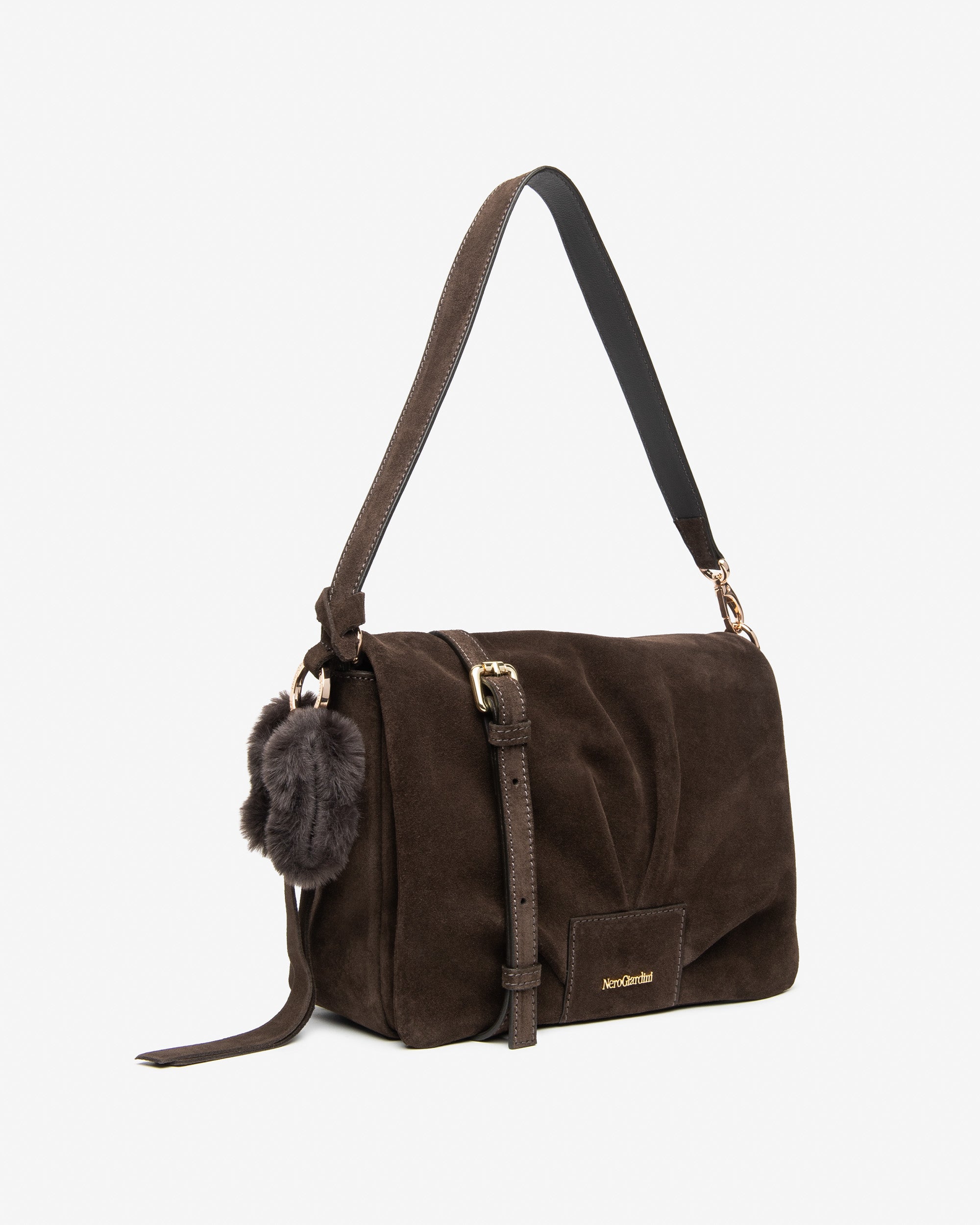 NeroGiardini Sacs Femme Cuir Daim Bandoulière