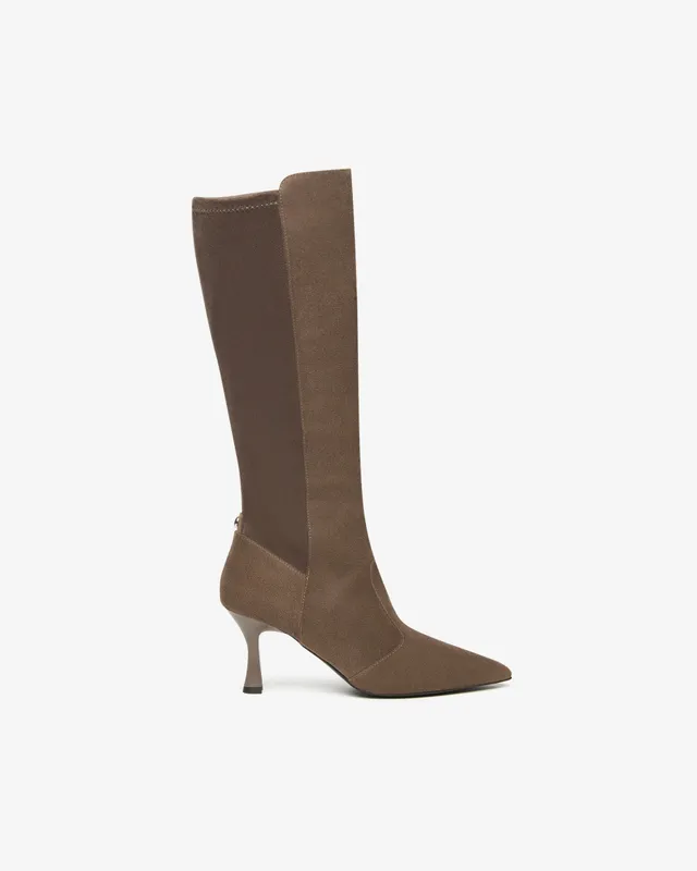 Nerogiardini Bottes Femme Bottes Daim Talon 75 mm