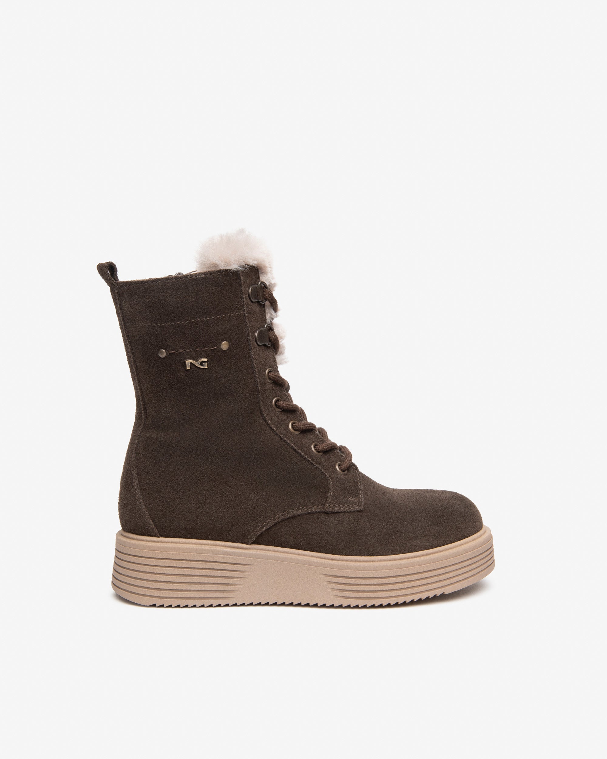 NeroGiardini Bottines Motardes Fille Daim Zip 31-39