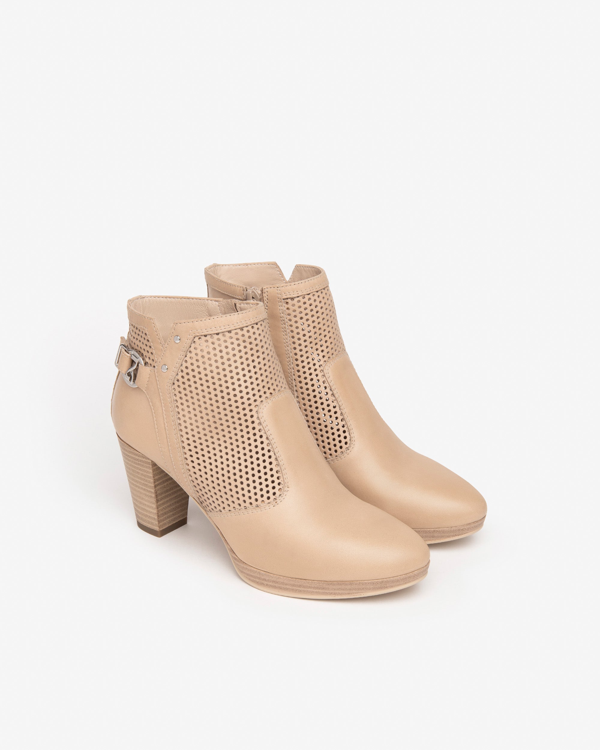 Nerogiardini Bottines Femme Cuir Ankle Boots Été