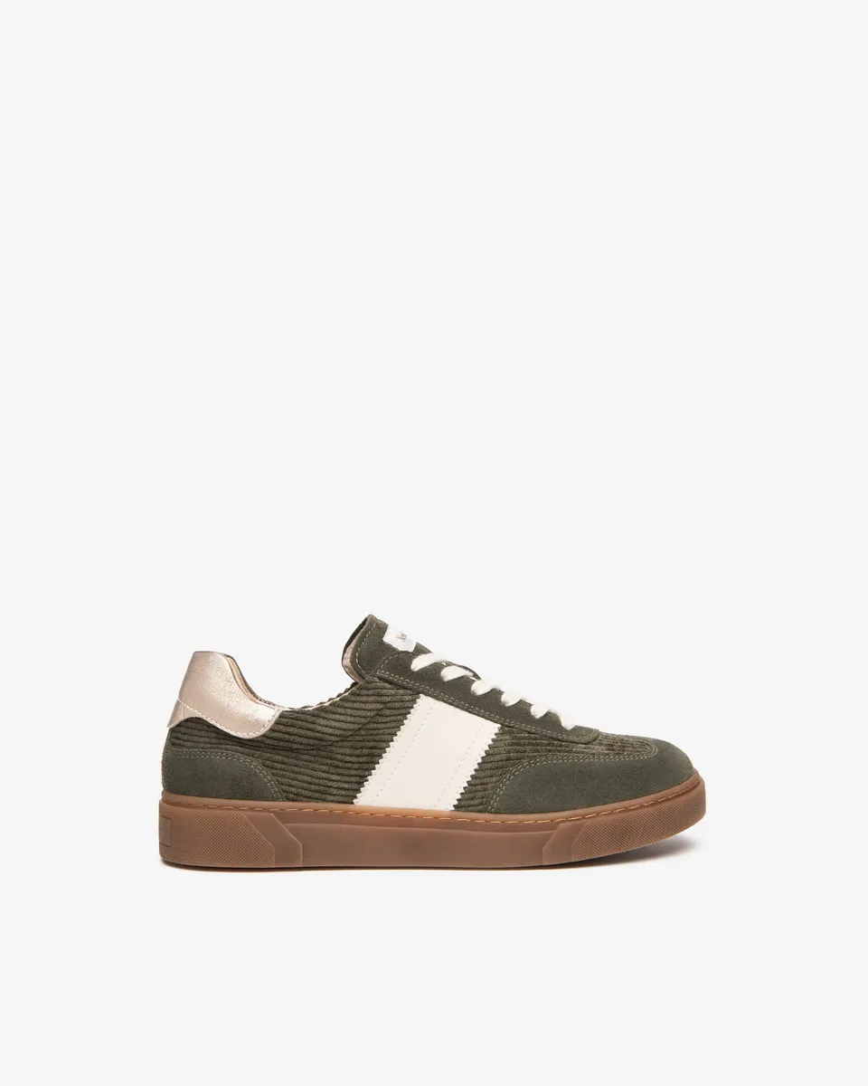 NeroGiardini Sneakers Femme Velours Cotelé Lacets Quotidien