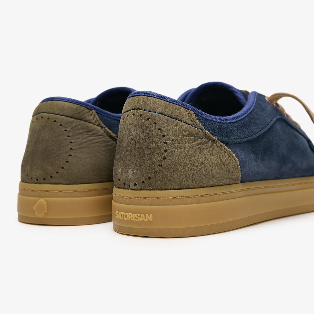 Satorisan Heisei Suede Navy sneakers suède bleu