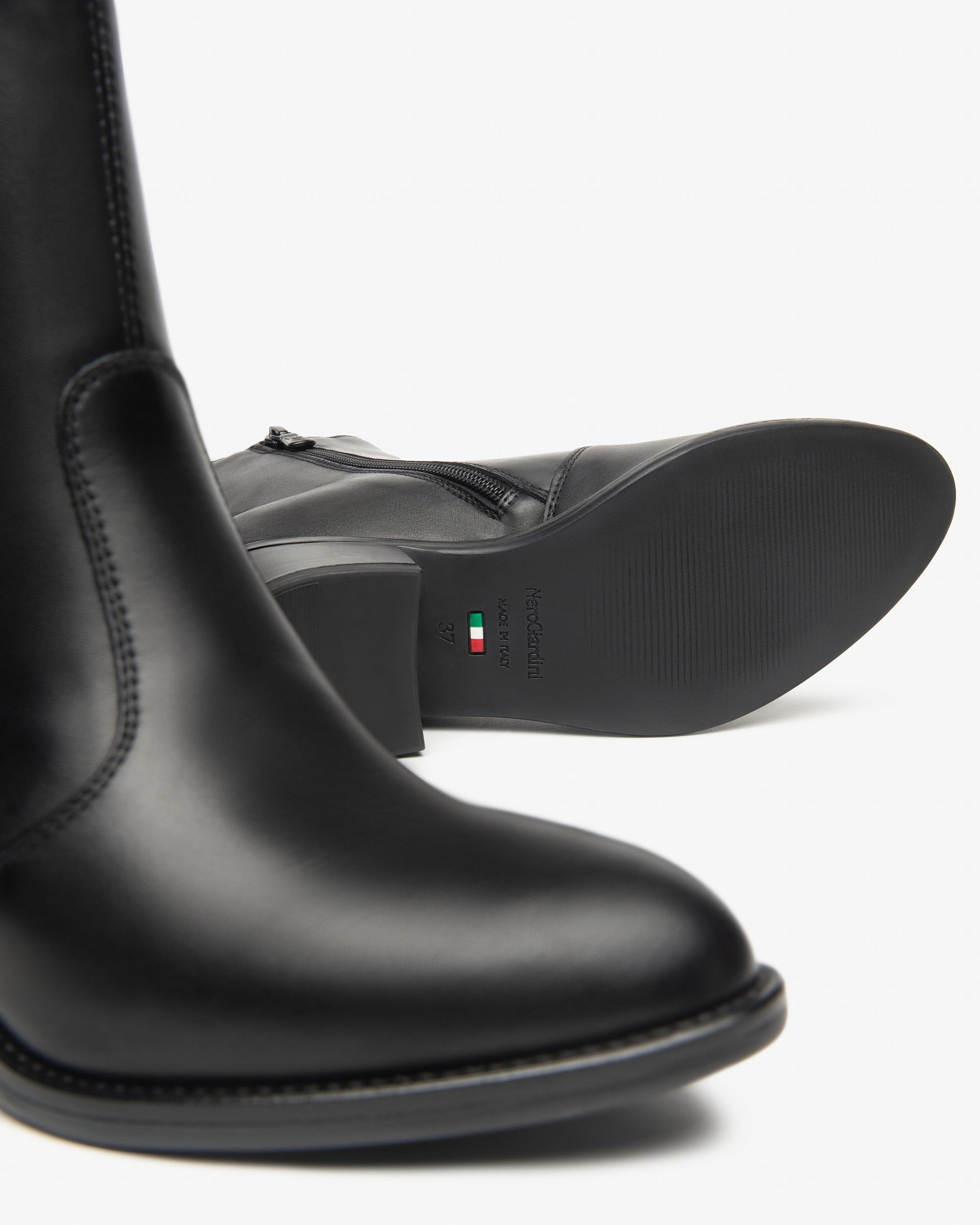 NeroGiardini Bottines Chelsea bottines femme cuir automne