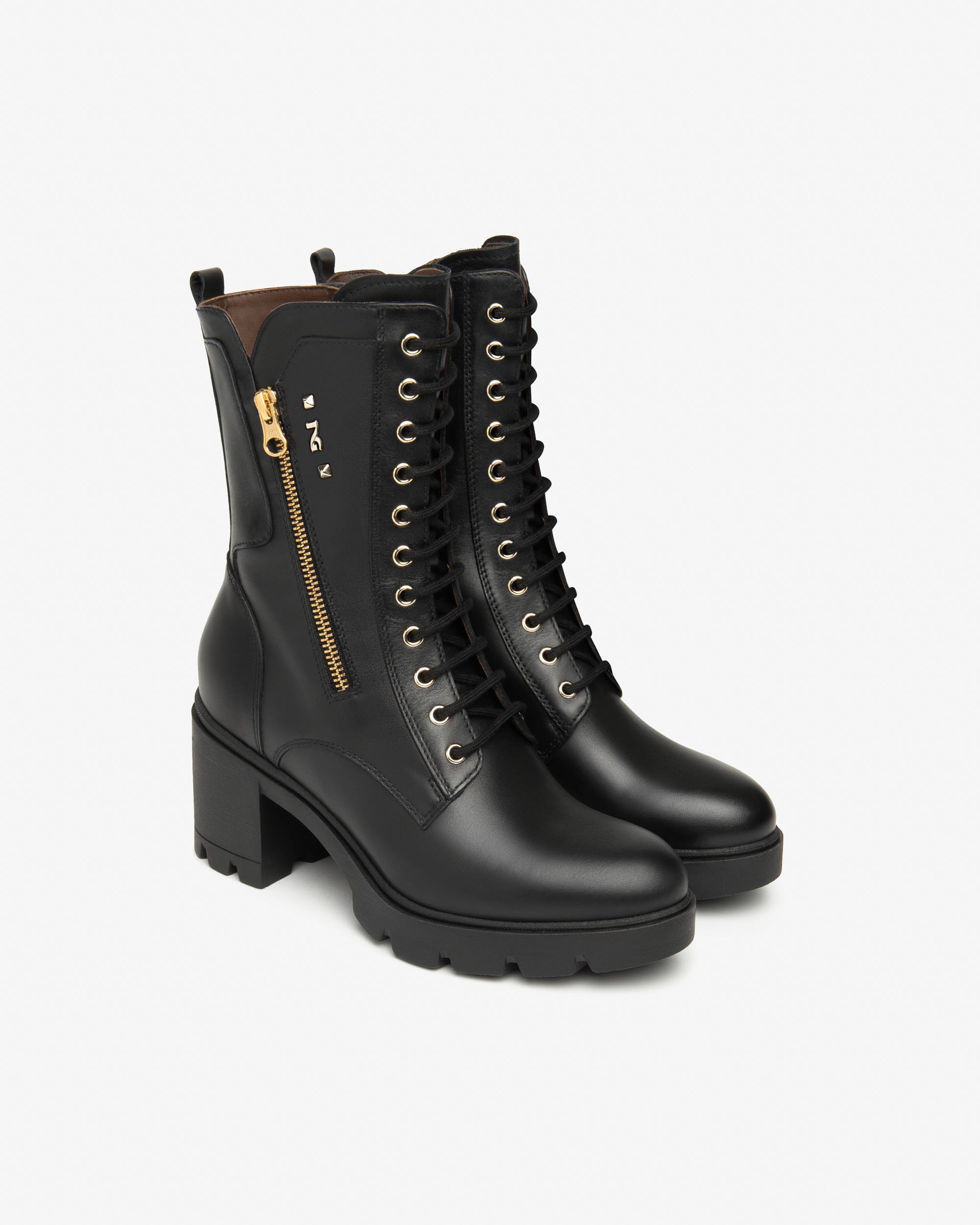 NeroGiardini Bottines Motardes Femme Cuir Hiver 38