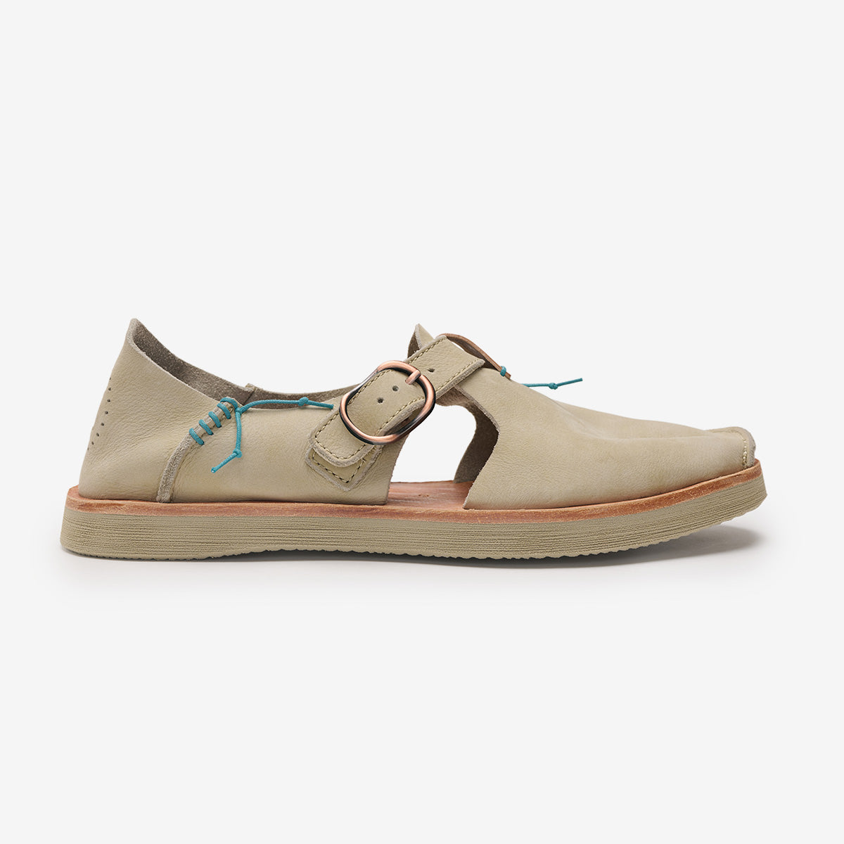 Satorisan Benirras Premium sandales cuir vert